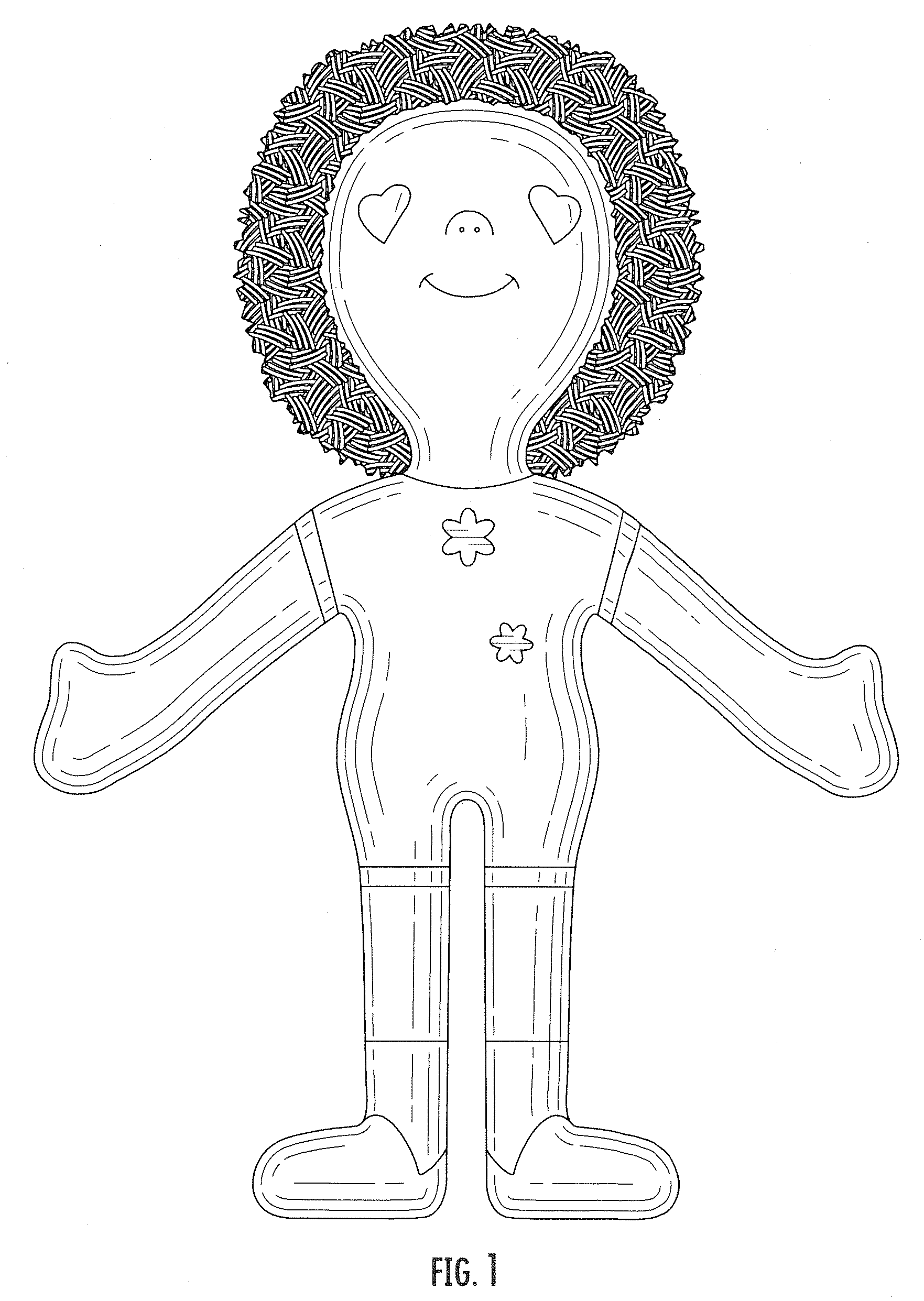 Patent USD1075968 Figure 1 – Doll