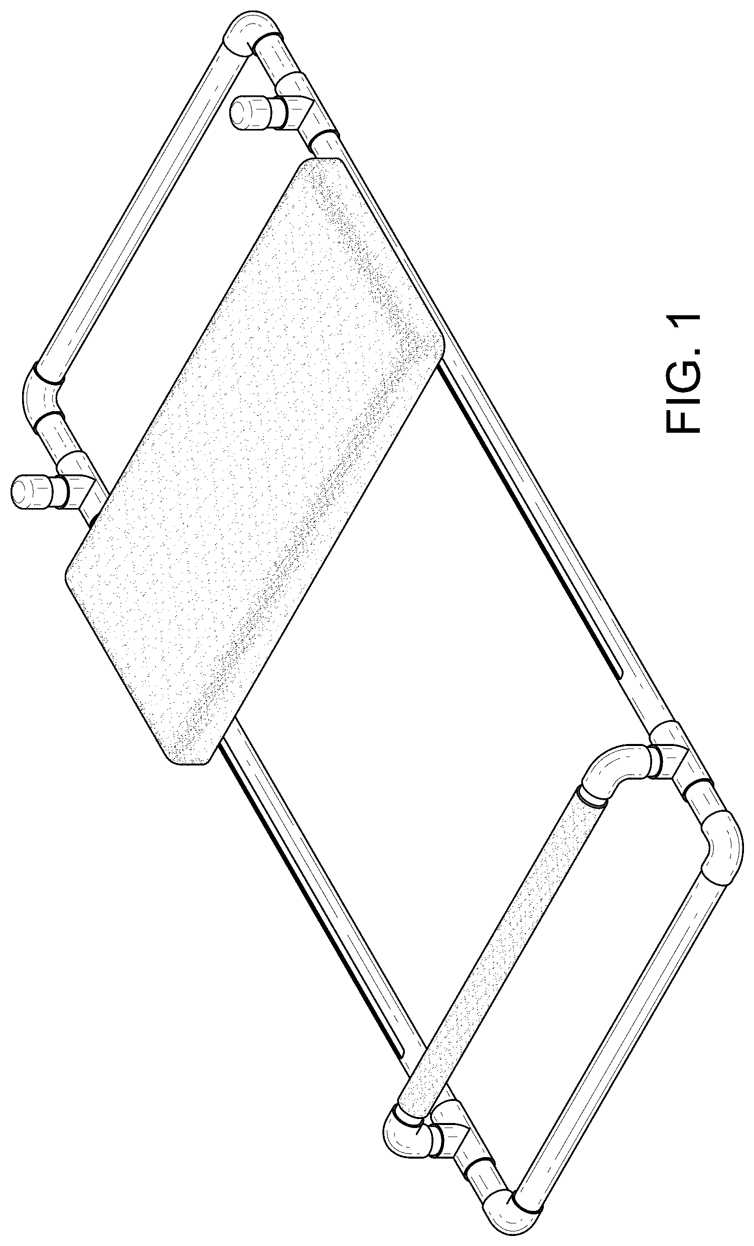 Patent USD1075970 Figure 1 – Fitness device