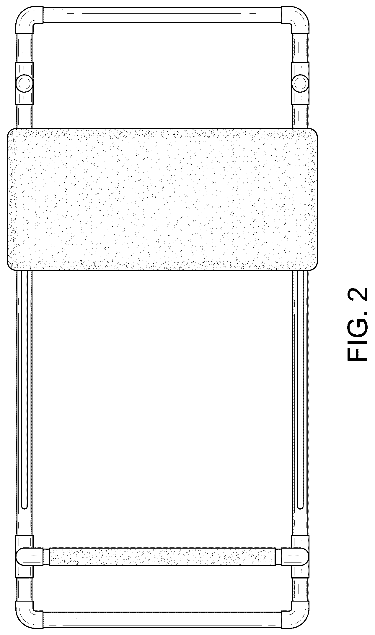 Patent USD1075970 Figure 2 – Fitness device