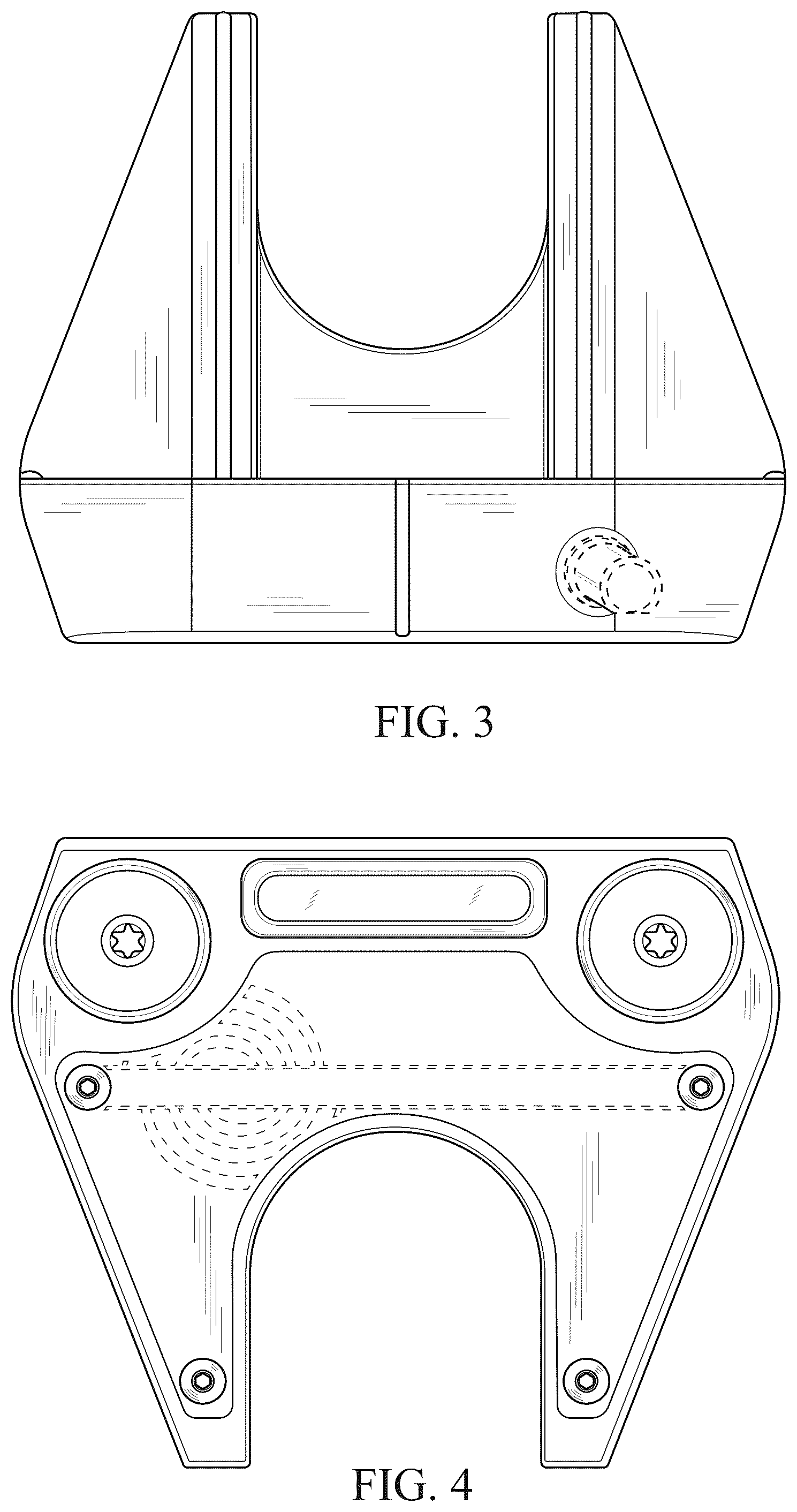 Patent USD1075976 Figure 2 – Putter head