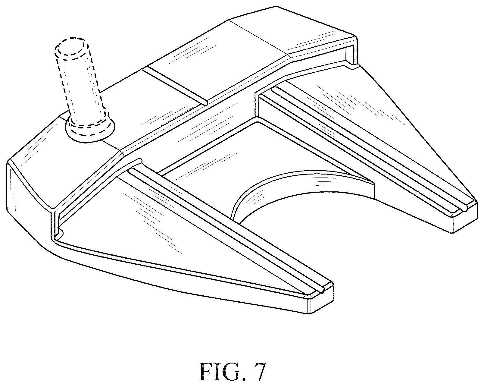 Patent USD1075976 Figure 4 – Putter head