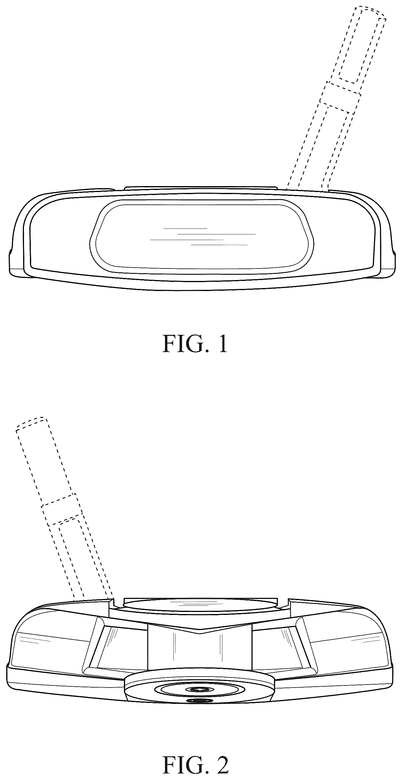 Patent USD1075977 Figure 1 – Putter head
