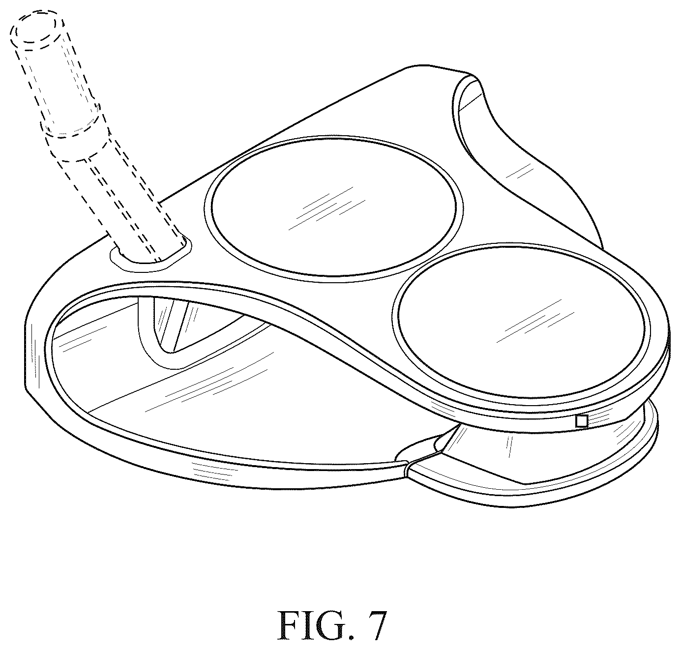 Patent USD1075977 Figure 4 – Putter head