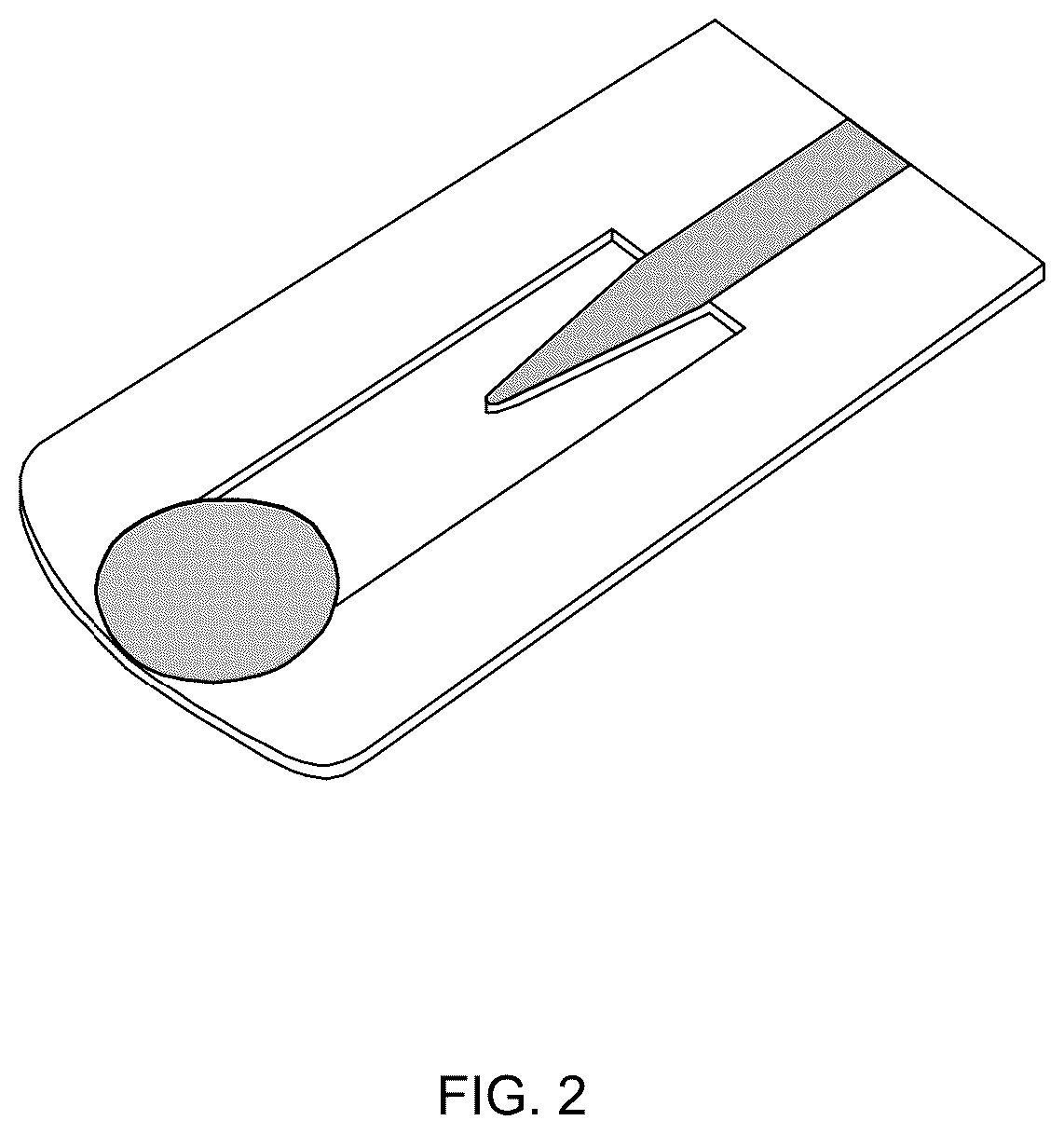 Patent USD1075979 Figure 2 – Aiming key golf putter attachment