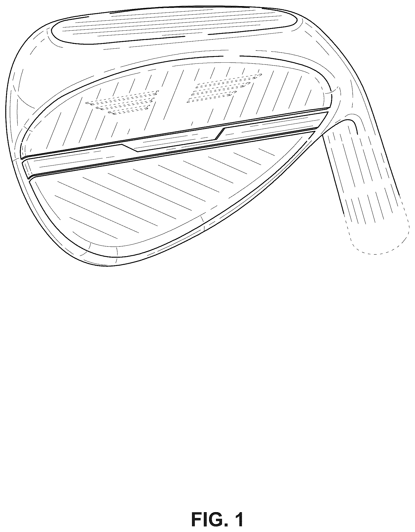 Patent USD1075980 Figure 1 – Wedge golf club head