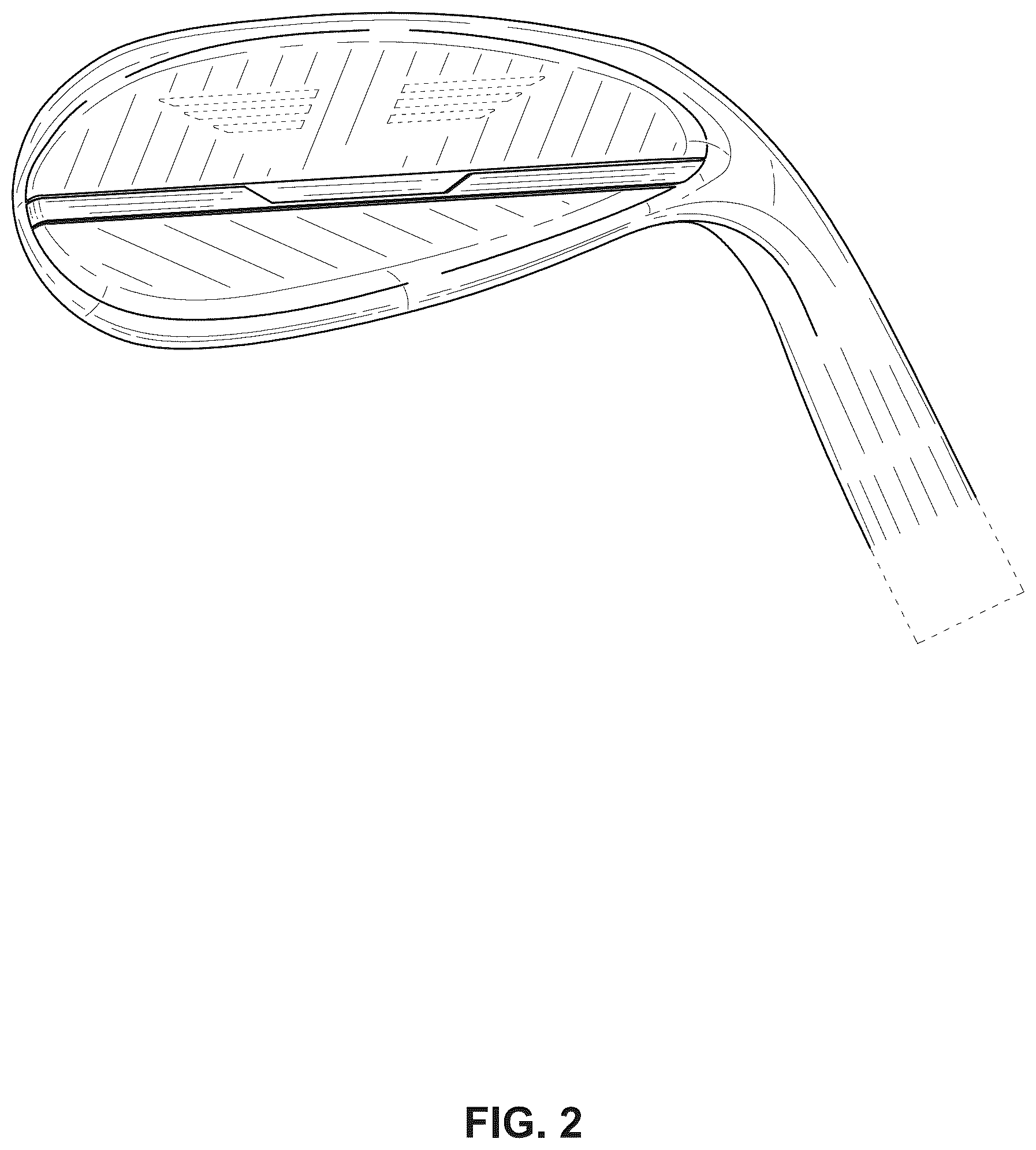 Patent USD1075980 Figure 2 – Wedge golf club head