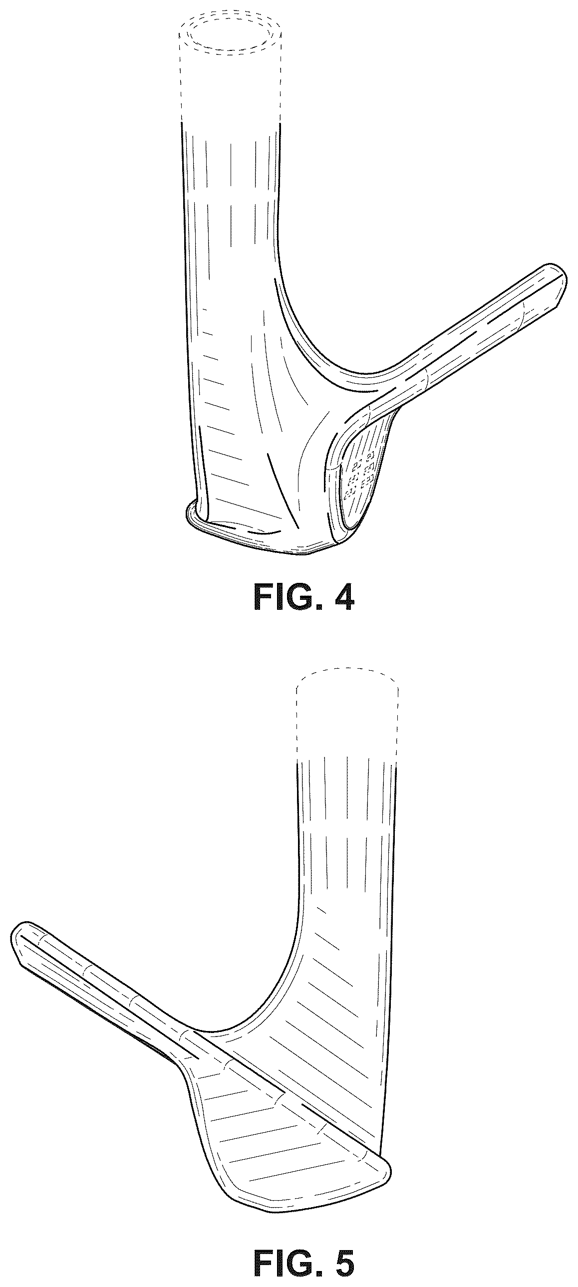 Patent USD1075980 Figure 4 – Wedge golf club head
