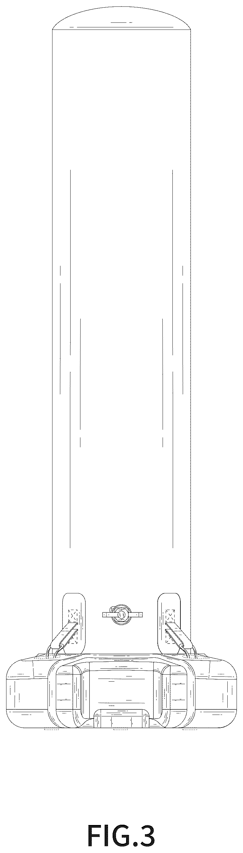 Patent USD1075982 Figure 3 – Adult sandbag with square base