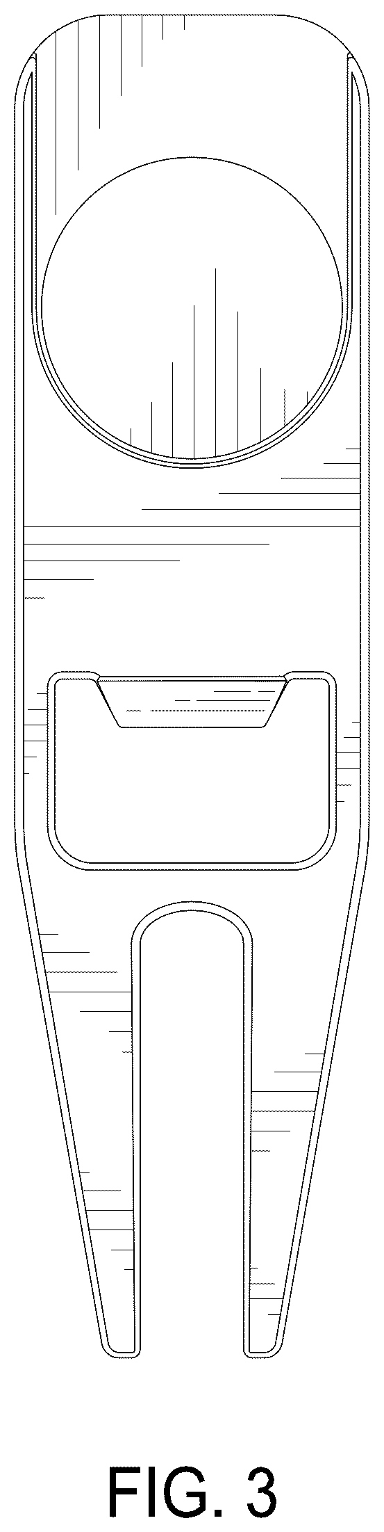Patent USD1075985 Figure 3 – Divot tool