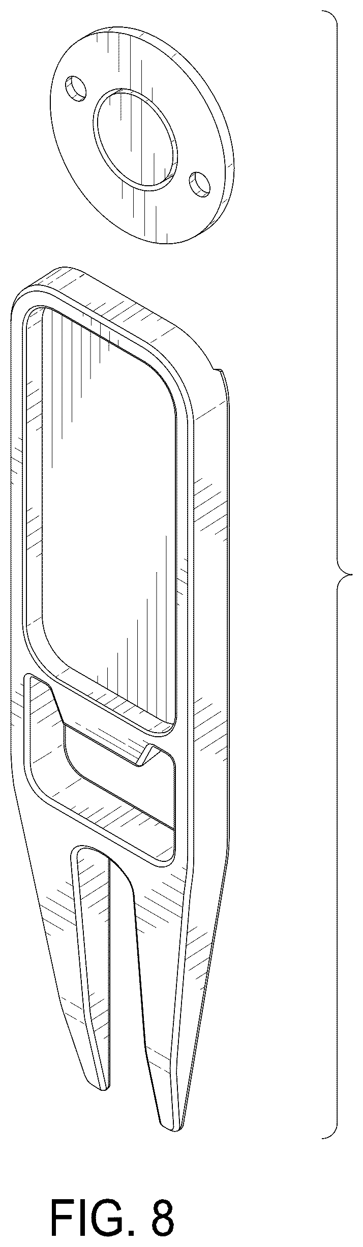 Patent USD1075985 Figure 6 – Divot tool