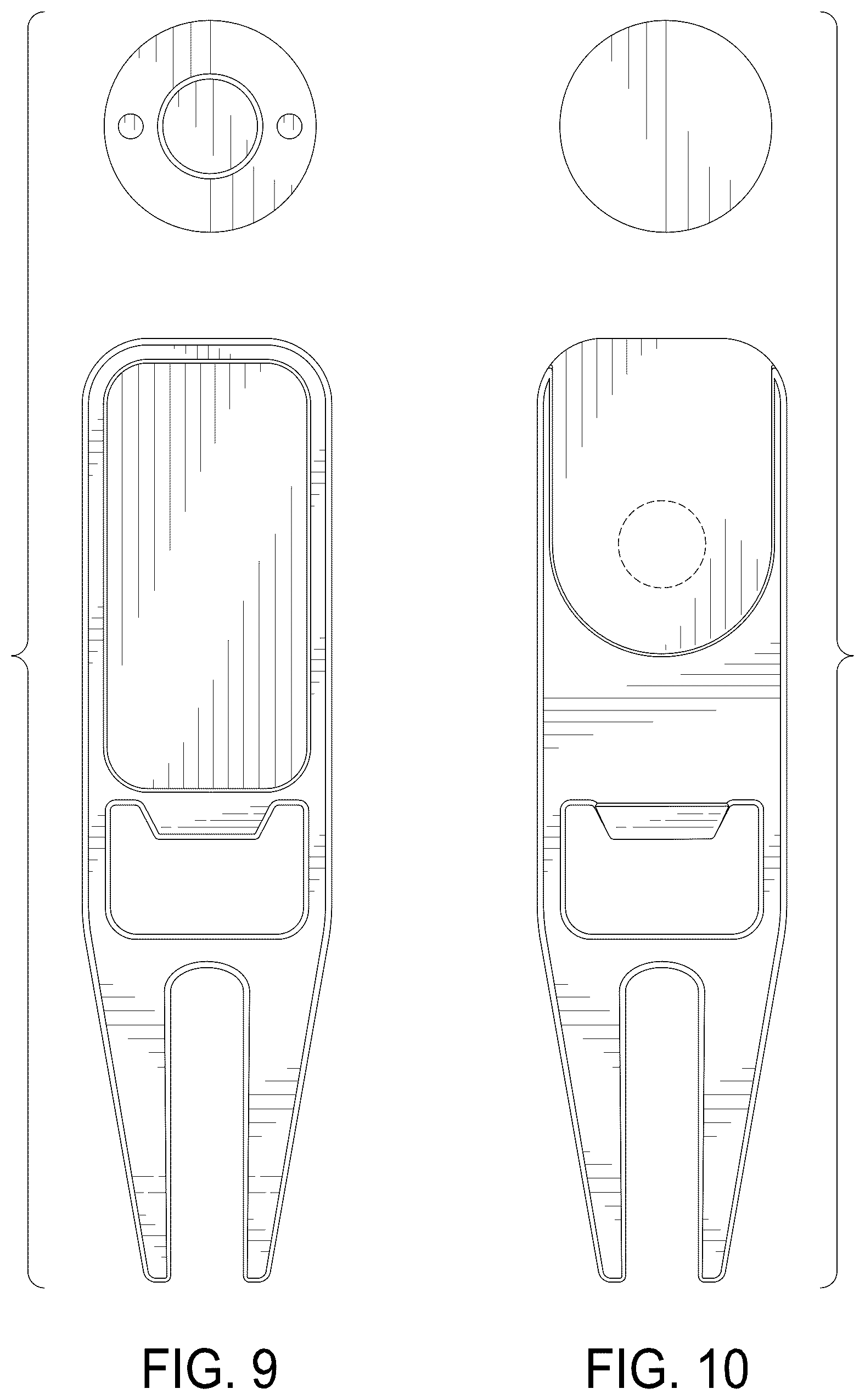 Patent USD1075985 Figure 7 – Divot tool