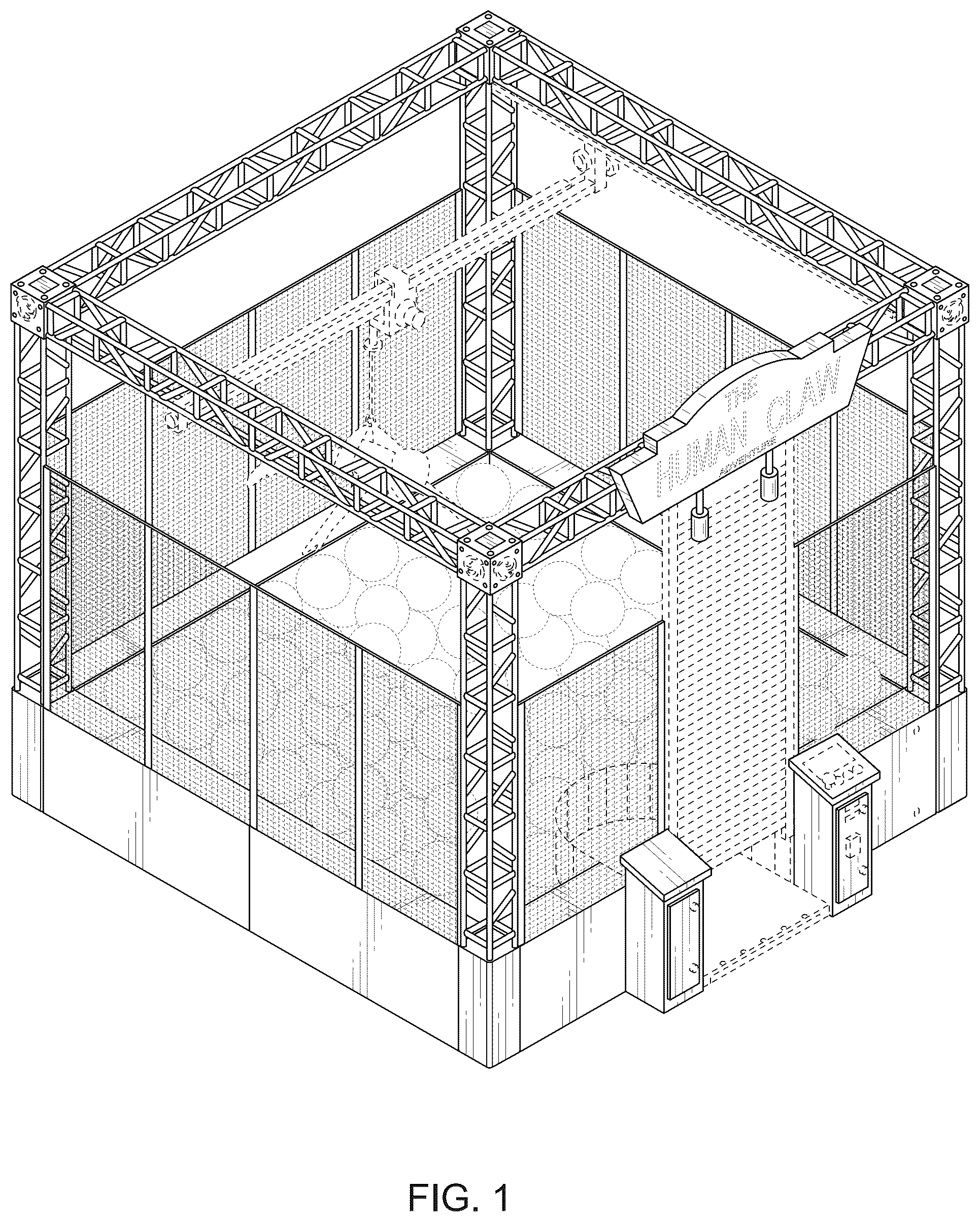 Patent USD1075986 — Human claw machine — Figure 1