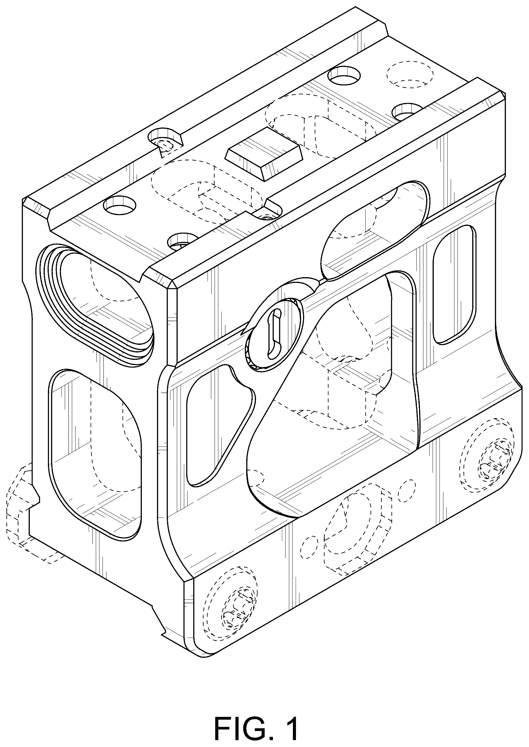Patent USD1075991 Figure 1 – Optical sight mount