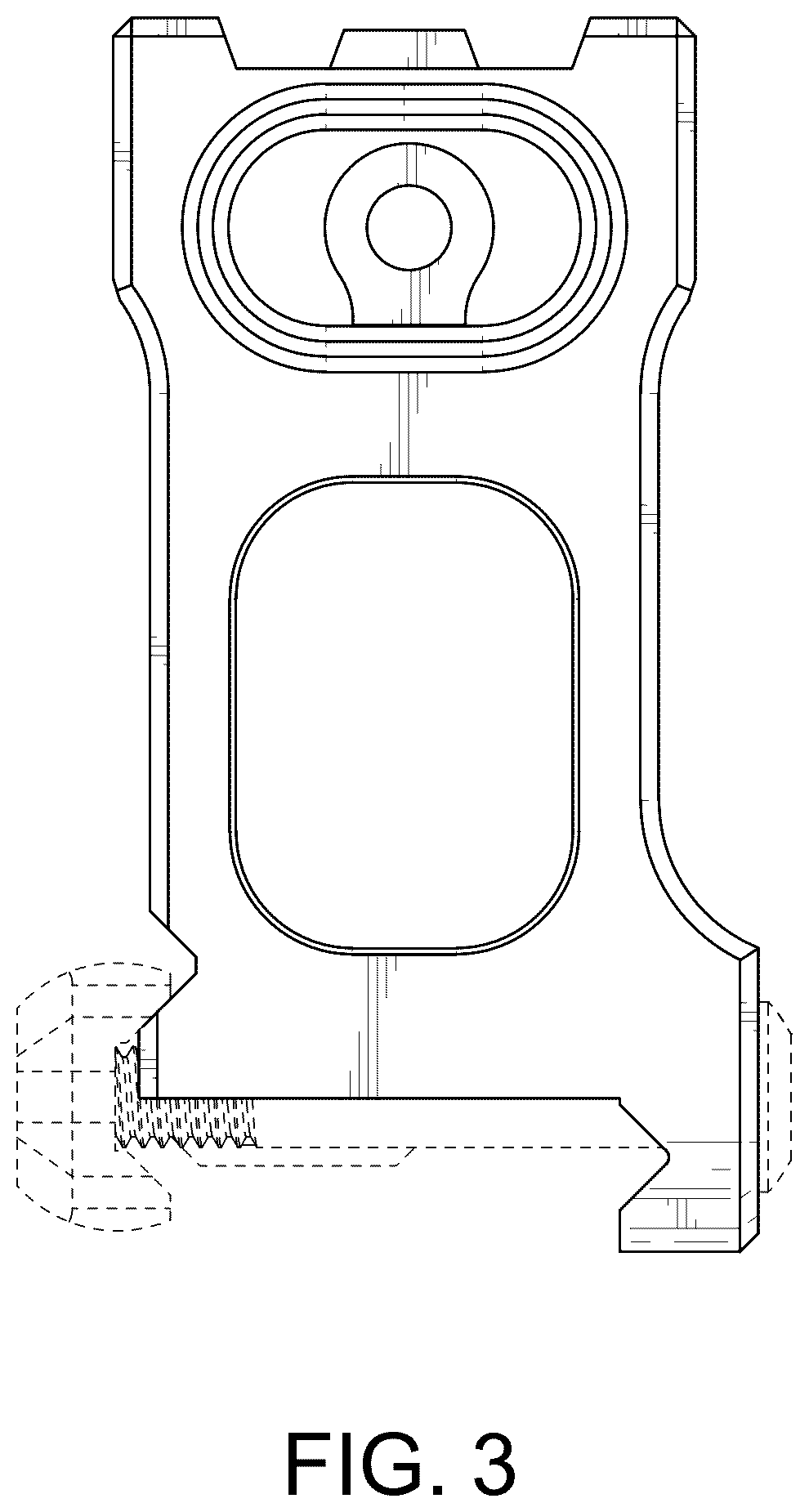 Patent USD1075991 Figure 3 – Optical sight mount