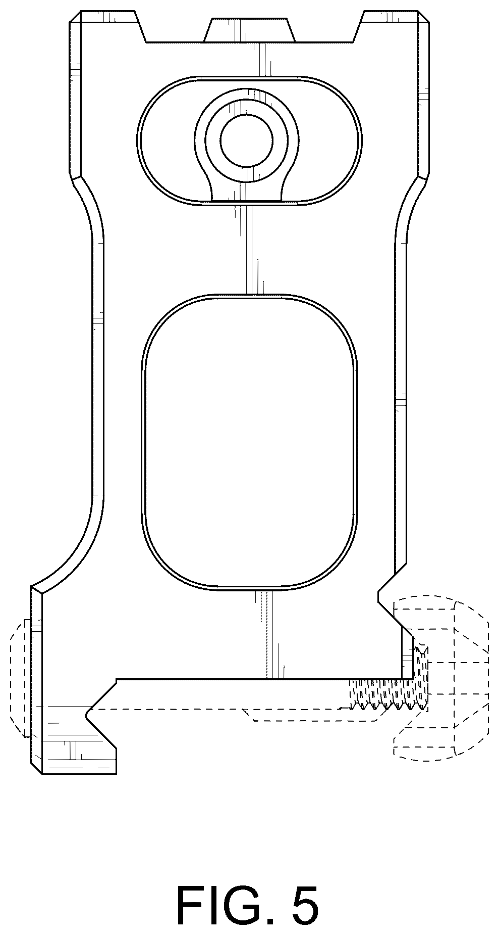 Patent USD1075991 Figure 5 – Optical sight mount