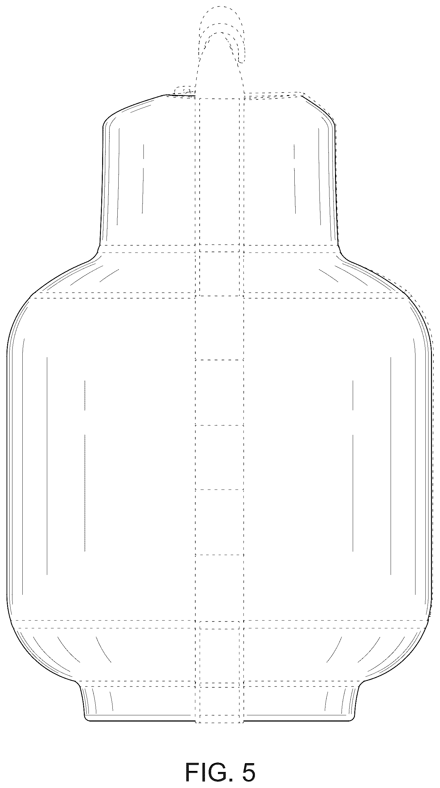 Patent USD1076000 Figure 5 – Gas tank cover