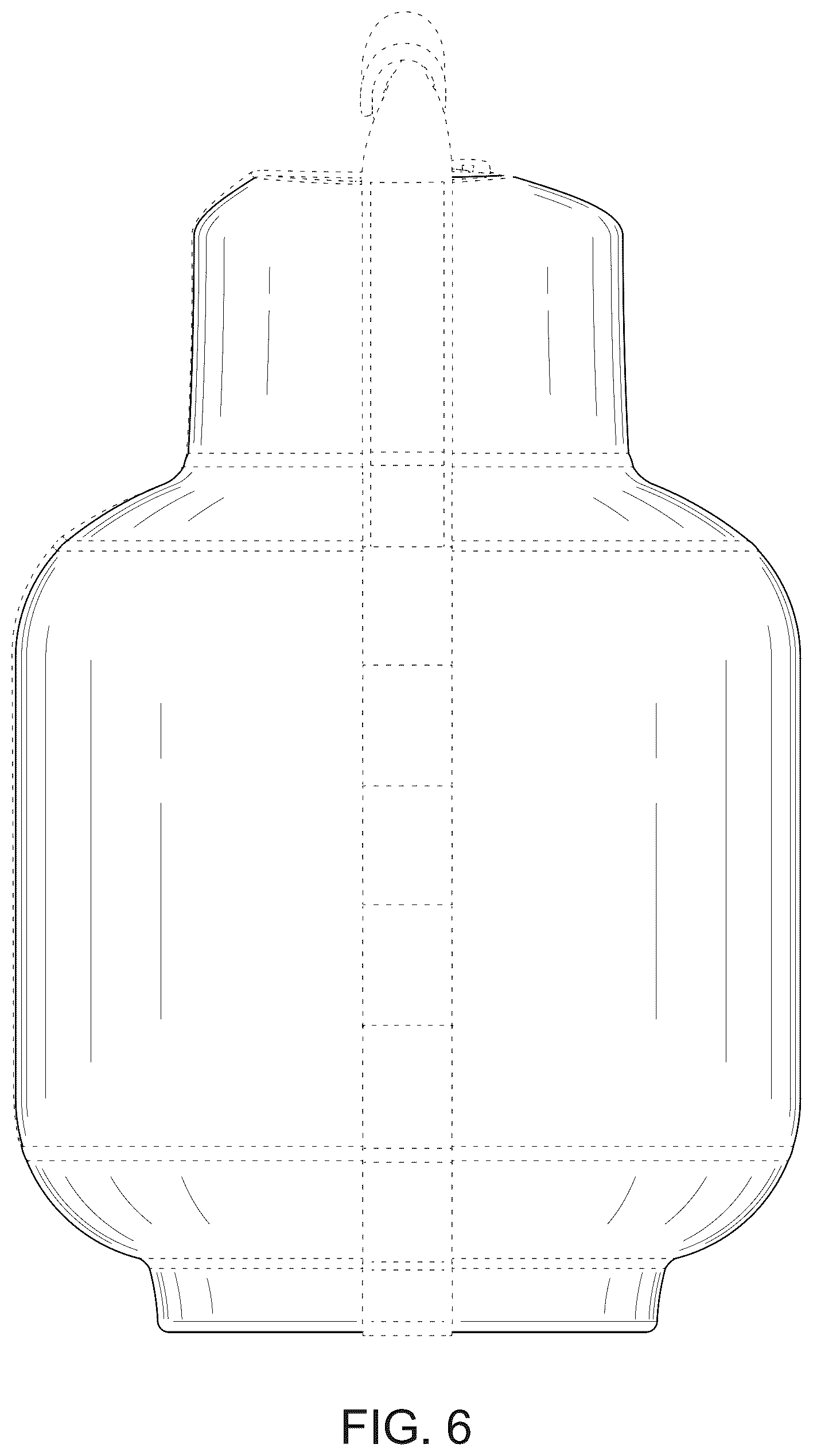 Patent USD1076000 Figure 6 – Gas tank cover