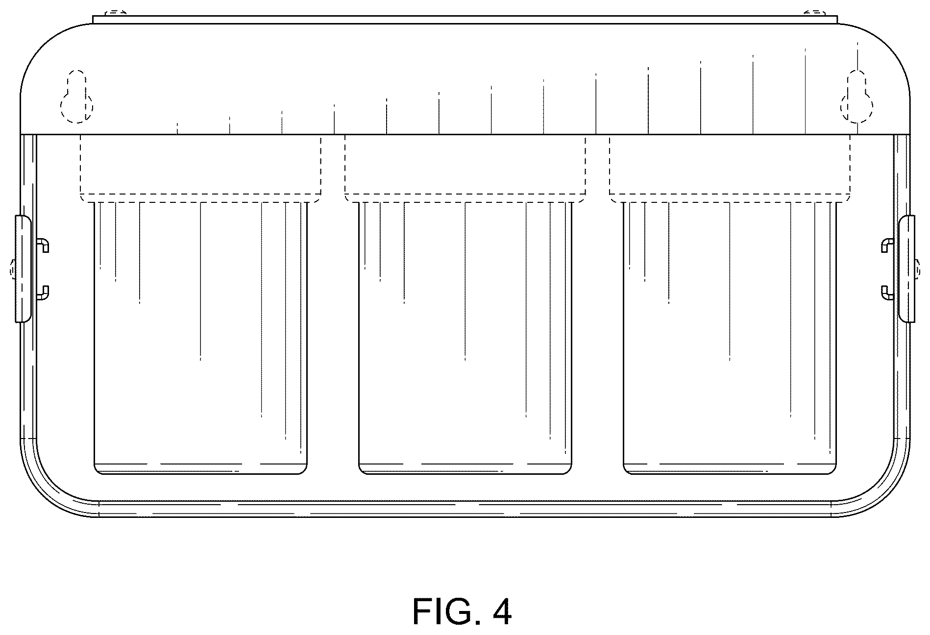 Patent USD1076001 Figure 3 – Portable water treatment device