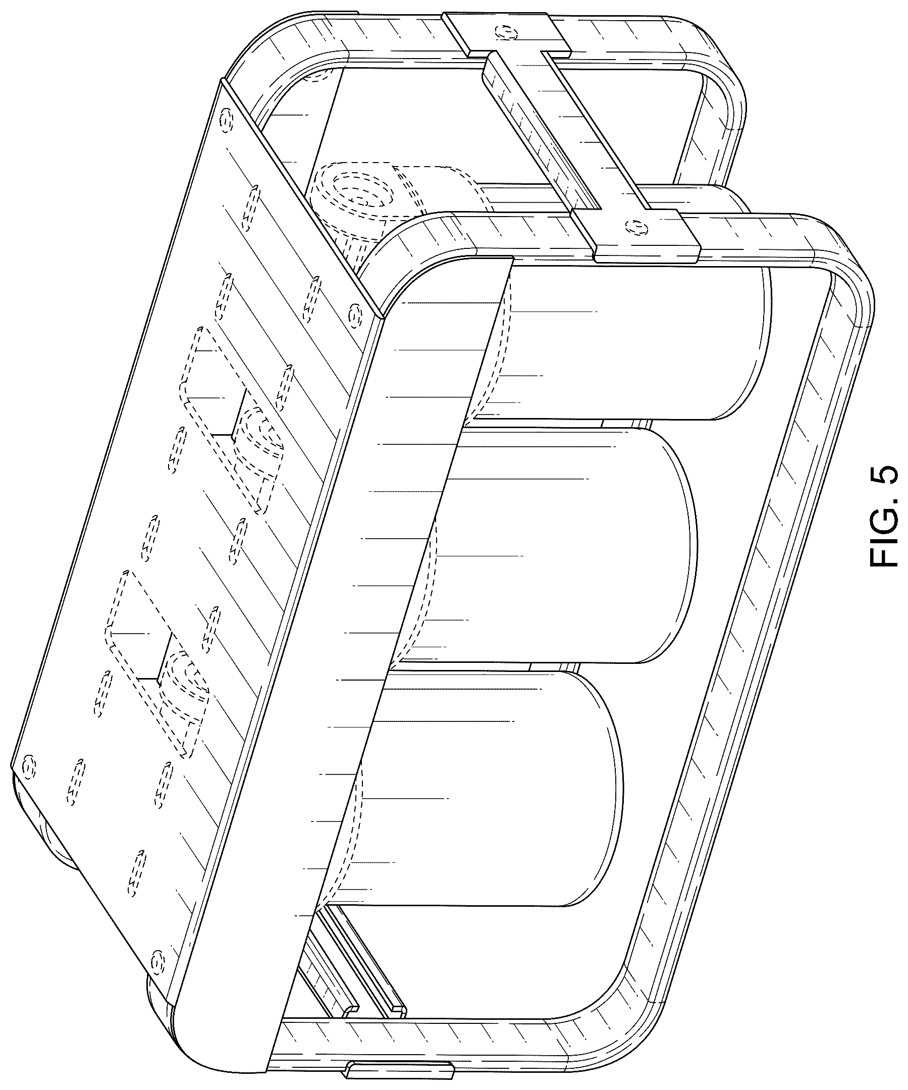 Patent USD1076001 Figure 4 – Portable water treatment device