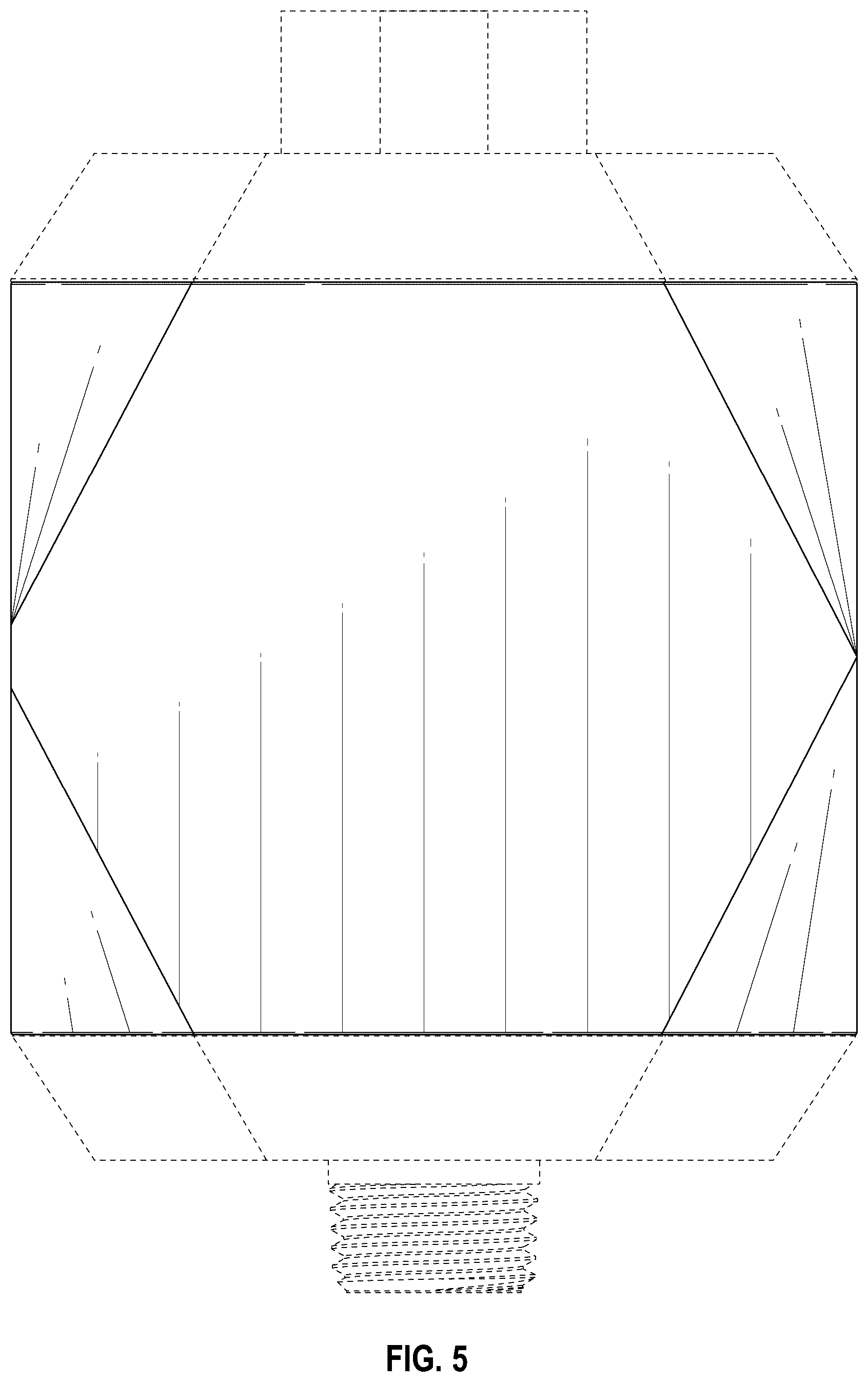 Patent USD1076003 Figure 5 – Shower water filter assembly