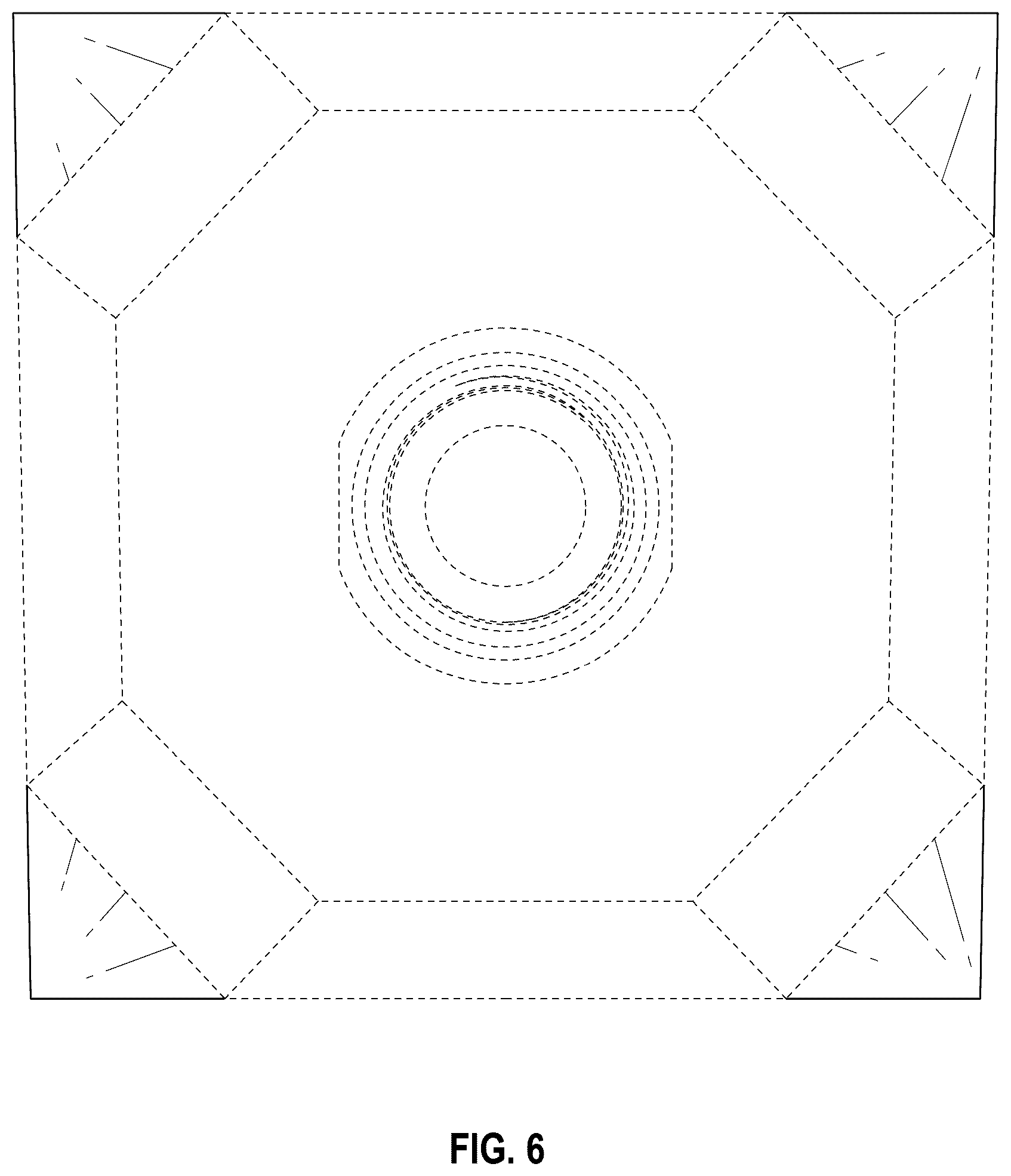 Patent USD1076003 Figure 6 – Shower water filter assembly