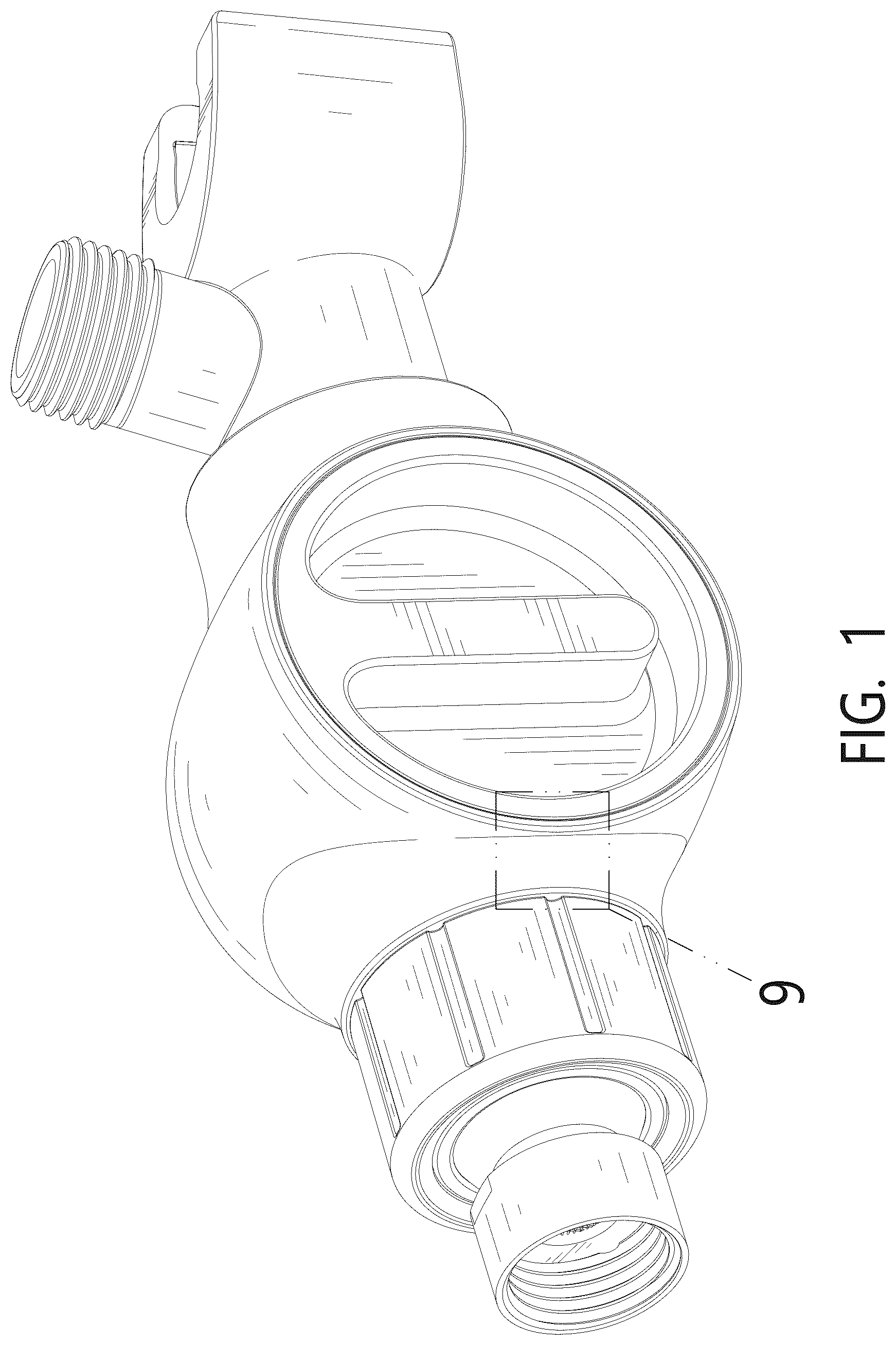 Patent USD1076005 — Shower head holder — Figure 1
