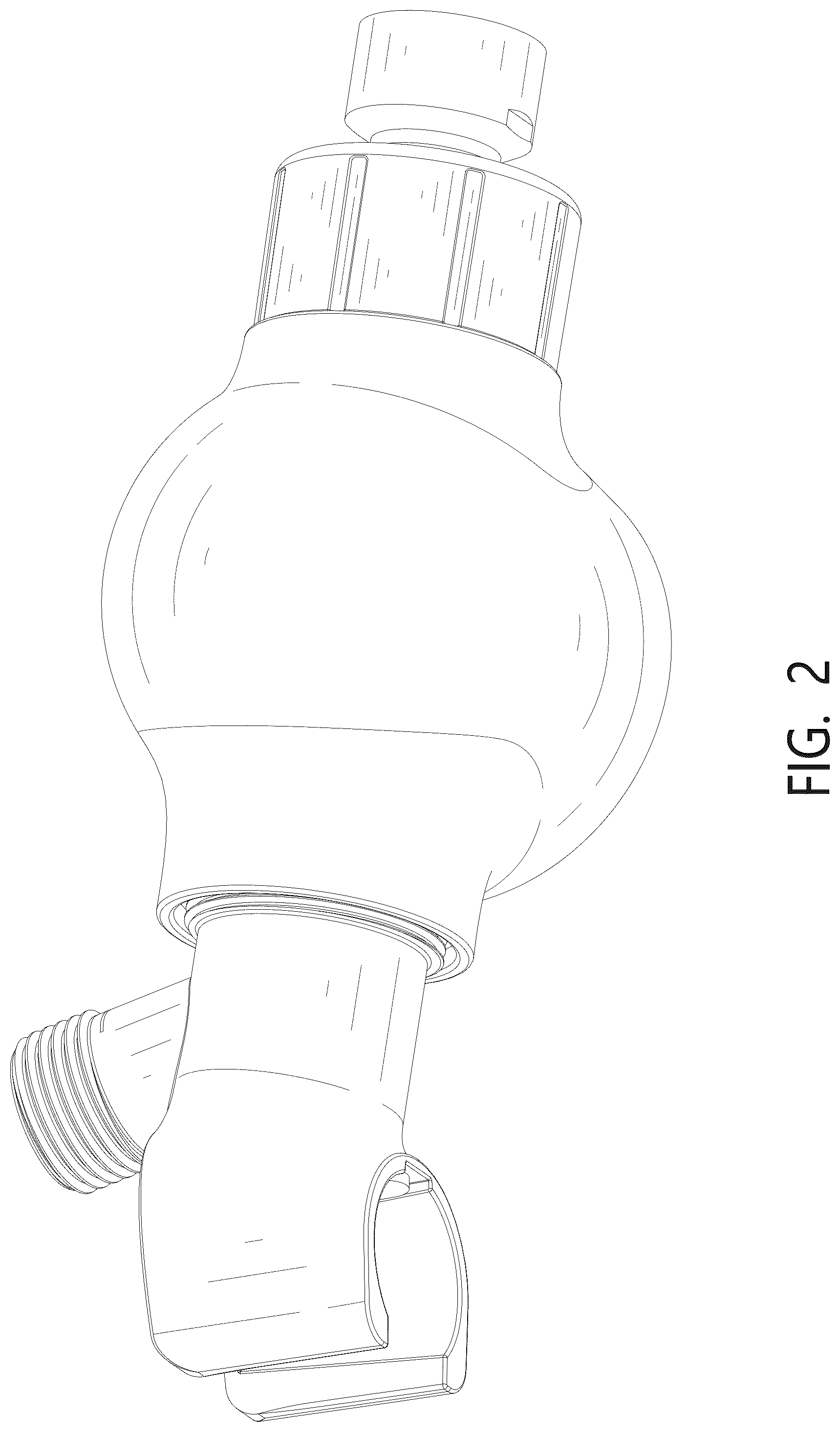 Patent USD1076005 Figure 2 – Shower head holder