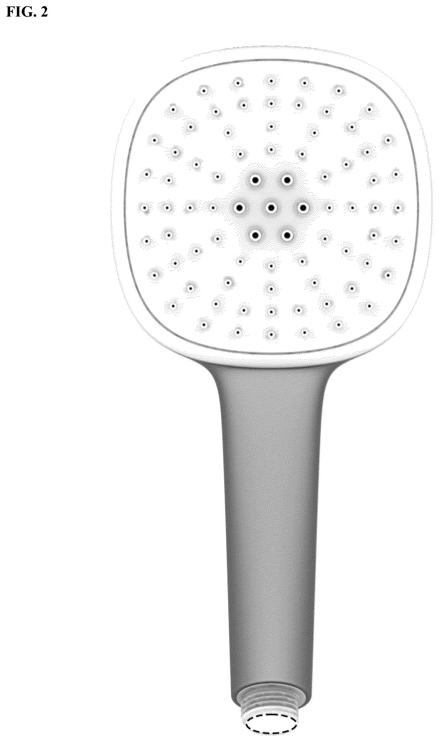 Patent USD1076007 Figure 2 – Handshower