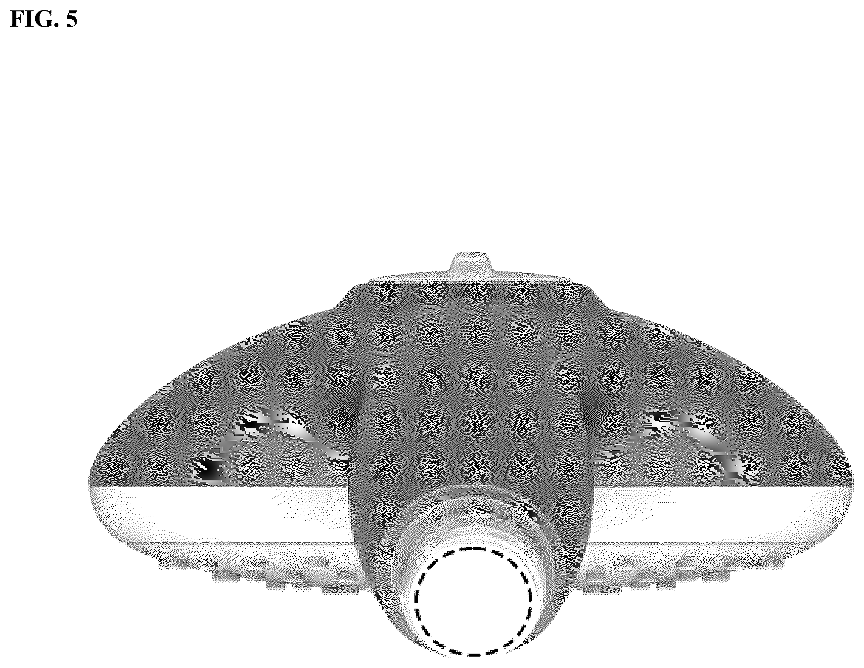 Patent USD1076008 Figure 5 – Round handshower