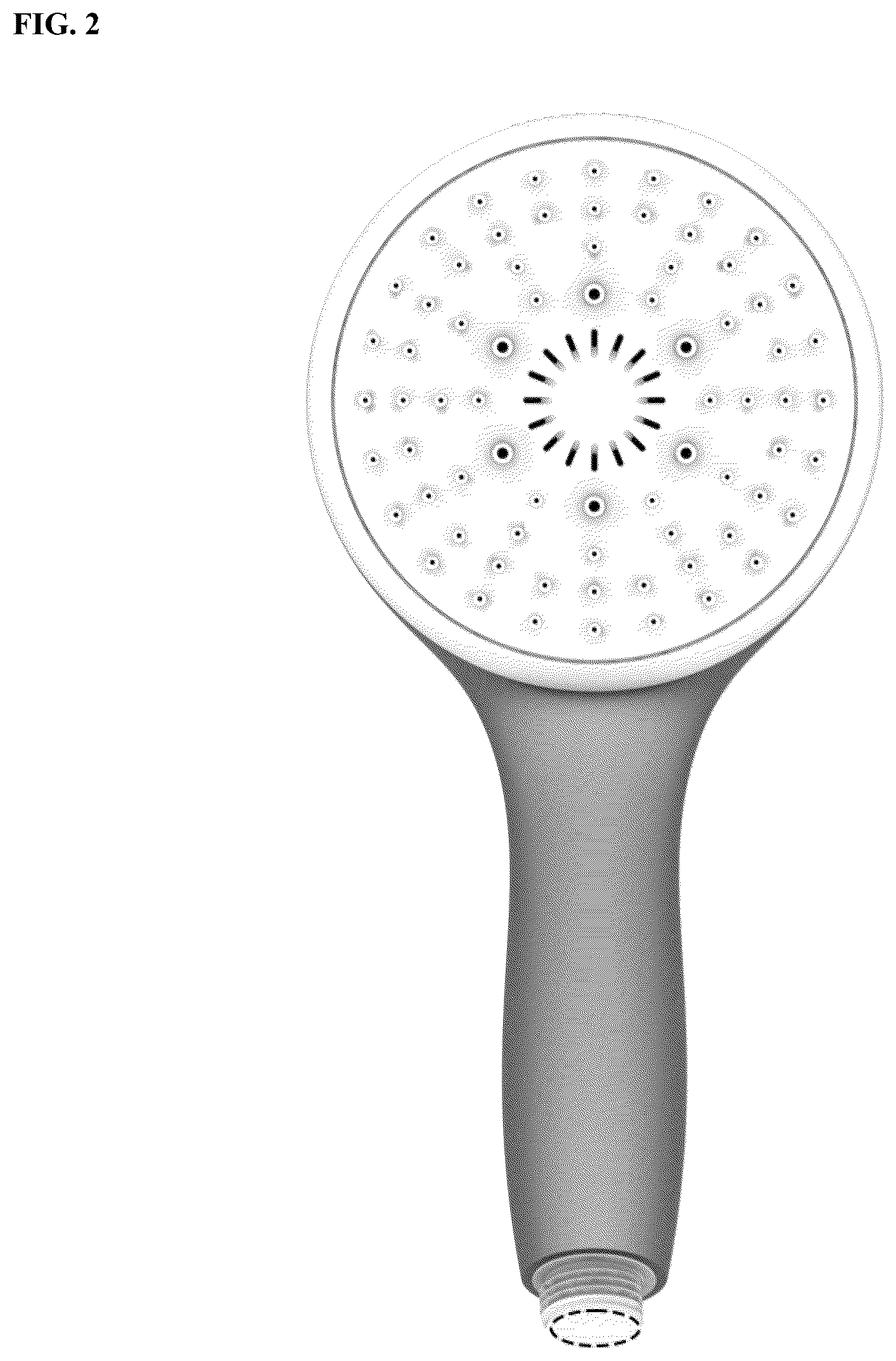 Patent USD1076009 Figure 2 – Handshower