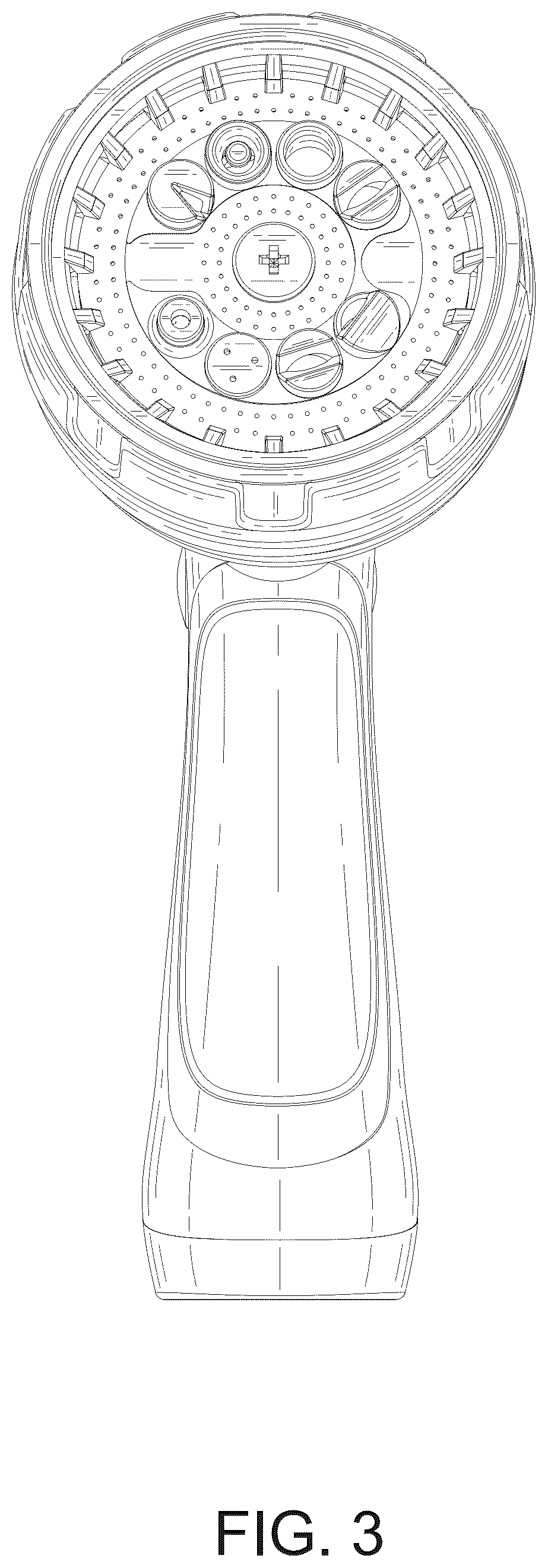 Patent USD1076012 Figure 3 – Spray gun