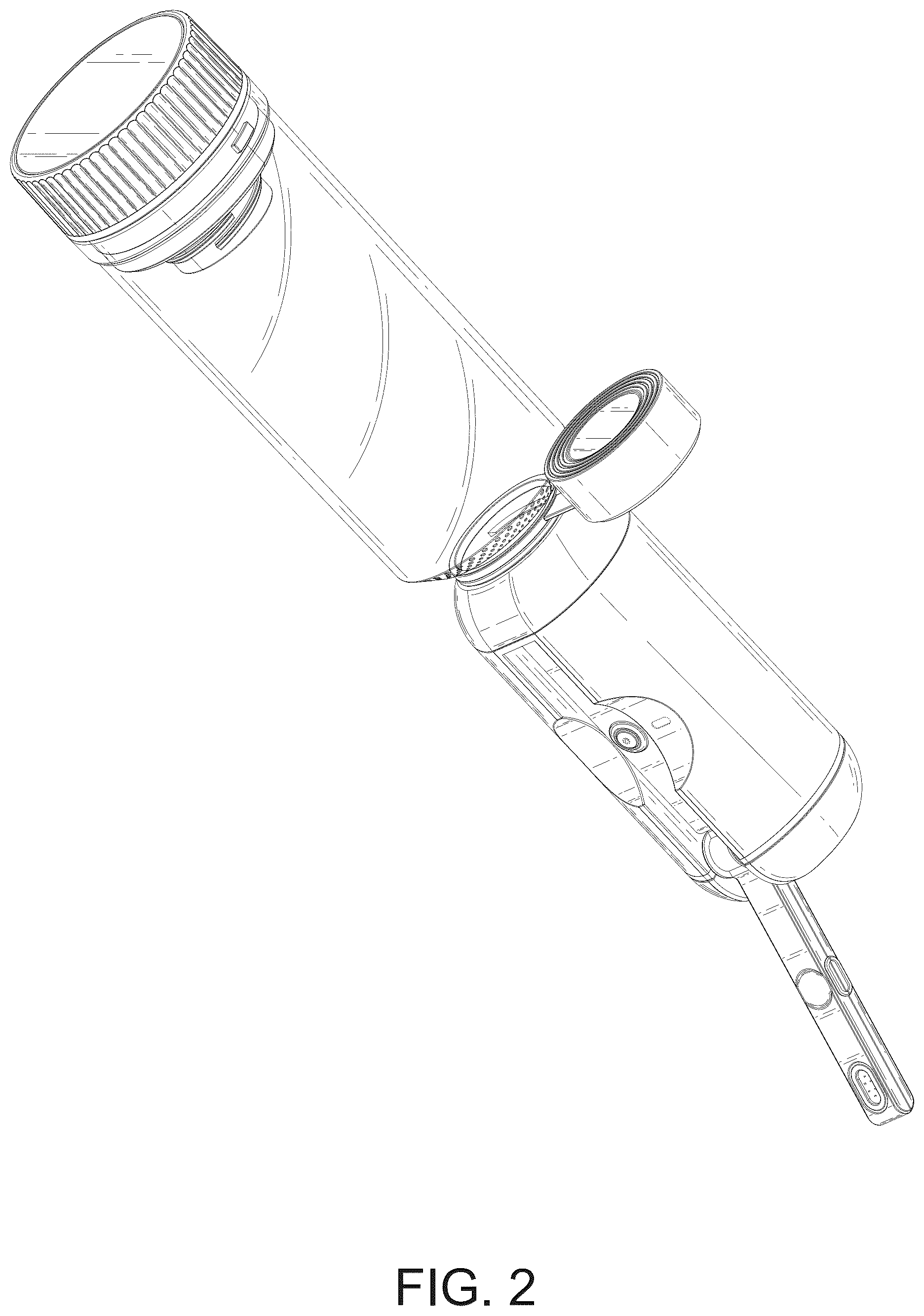 Patent USD1076014 Figure 2 – Bidet sprayer