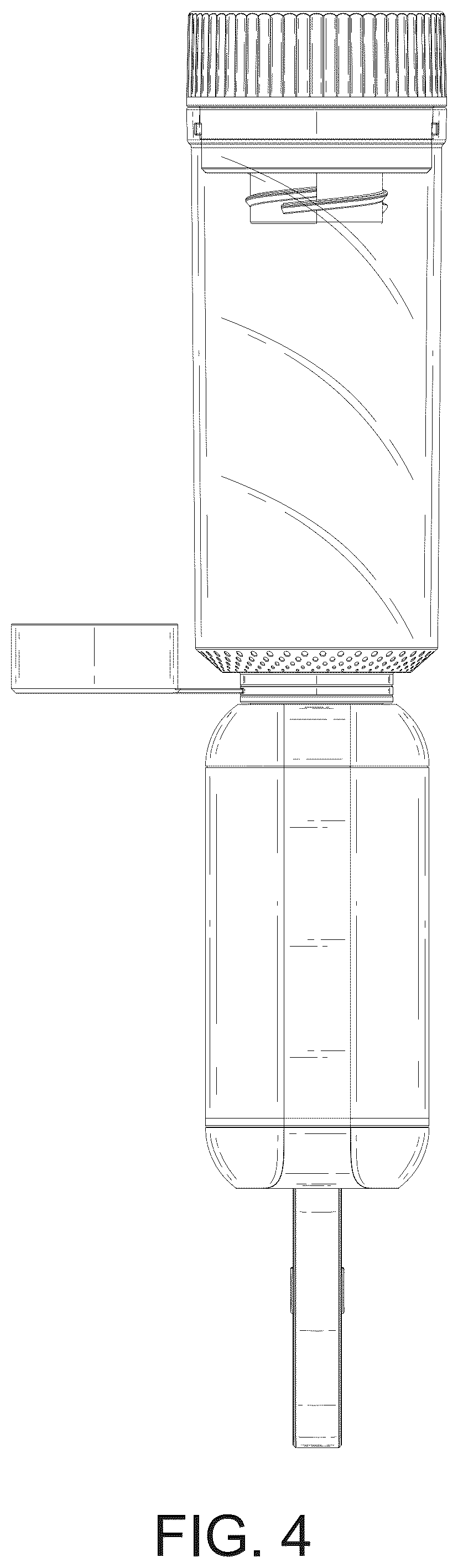 Patent USD1076014 Figure 4 – Bidet sprayer