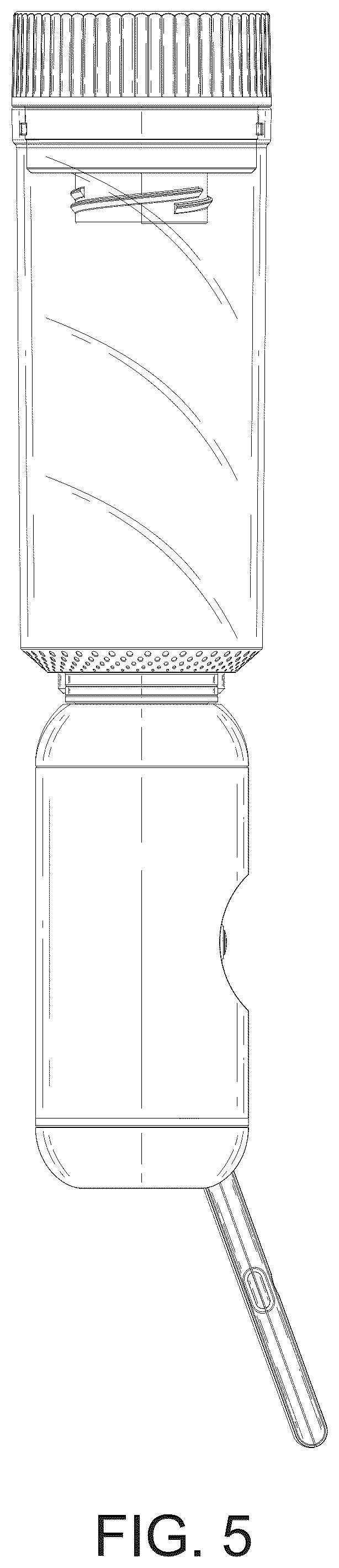 Patent USD1076014 Figure 5 – Bidet sprayer