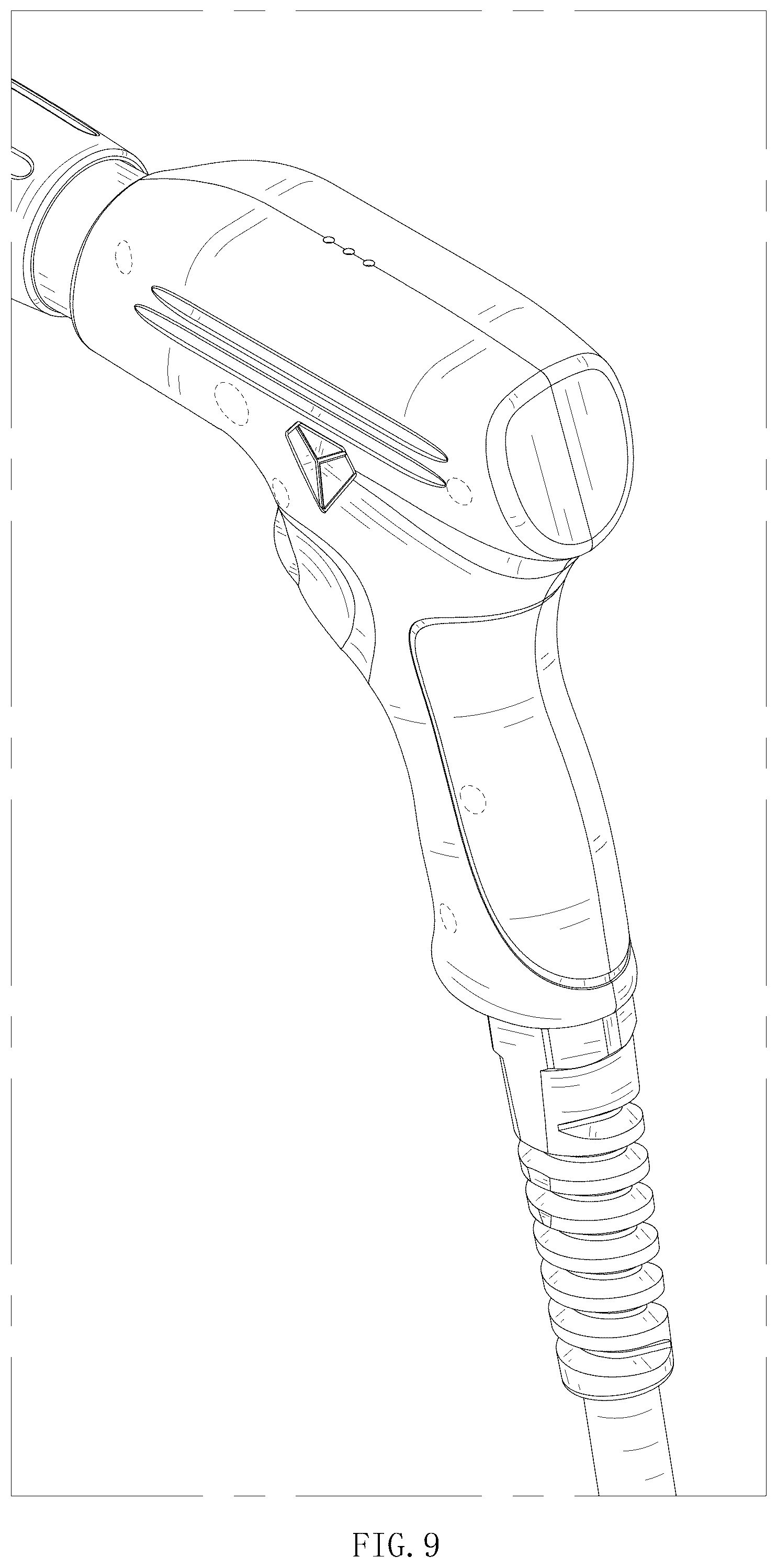 Patent USD1076015 Figure 9 – Pneumatic shock wave therapy gun