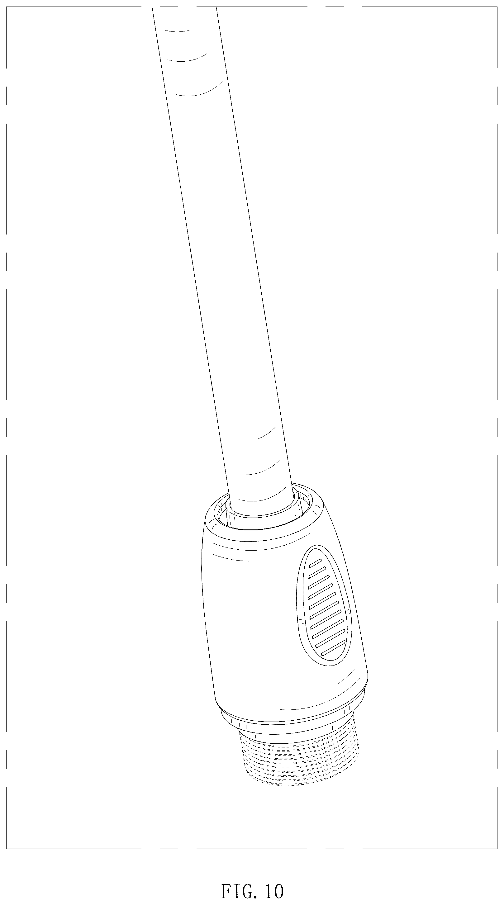 Patent USD1076015 Figure 10 – Pneumatic shock wave therapy gun