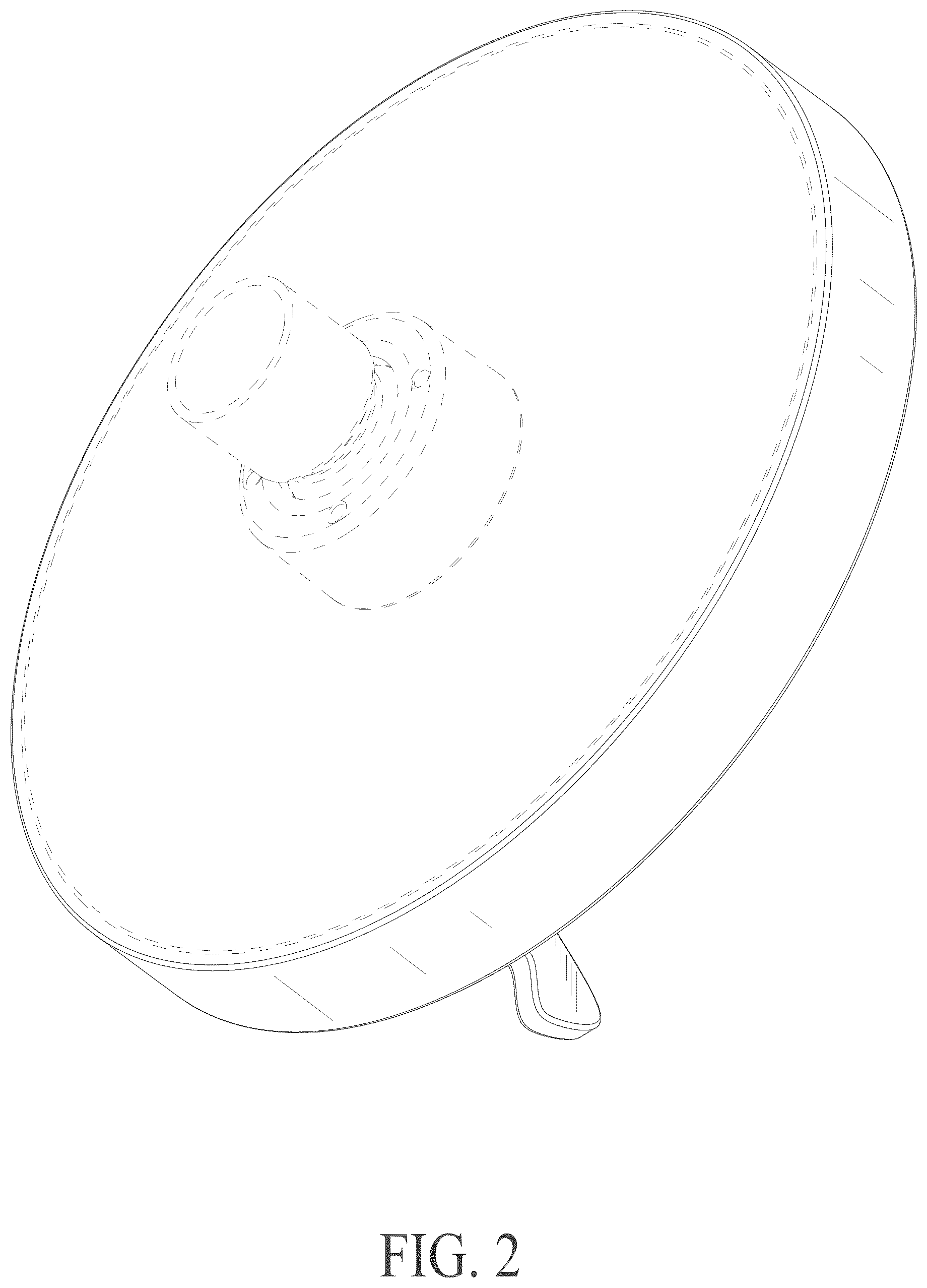 Patent USD1076016 Figure 2 – Shower head