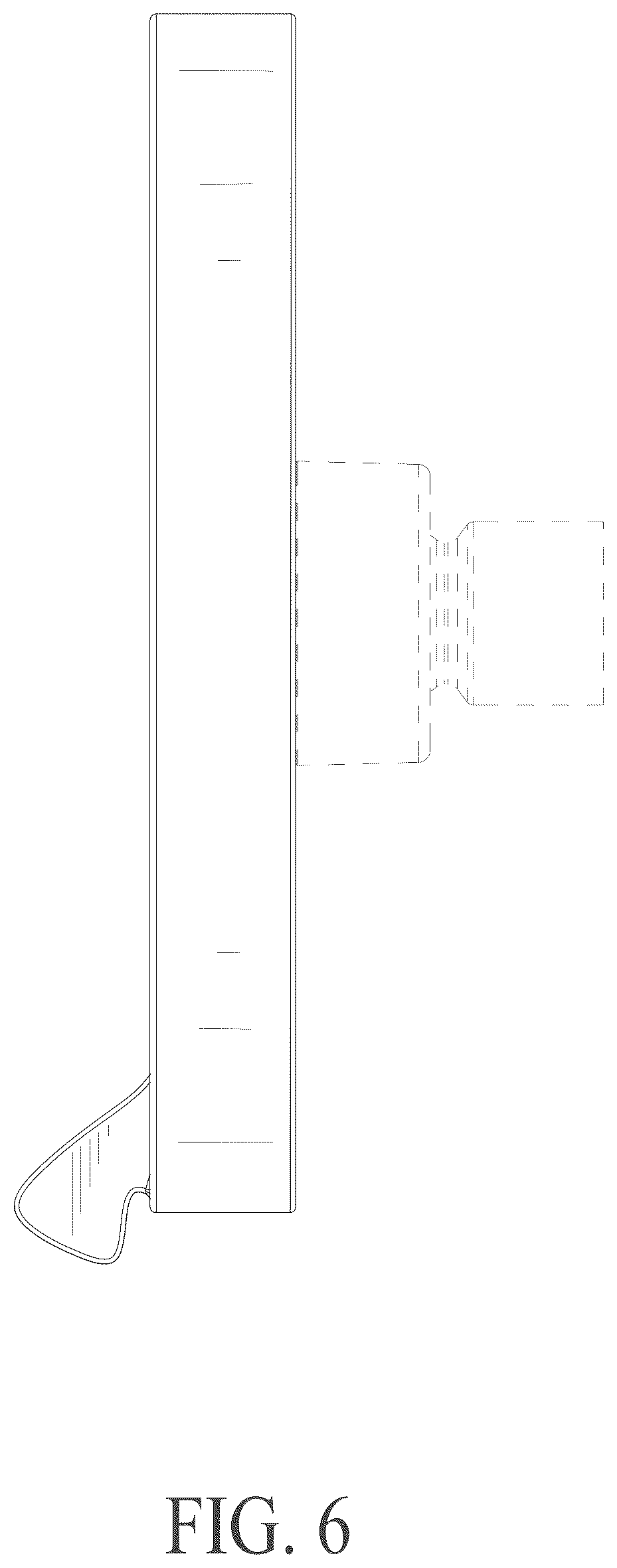 Patent USD1076016 Figure 6 – Shower head
