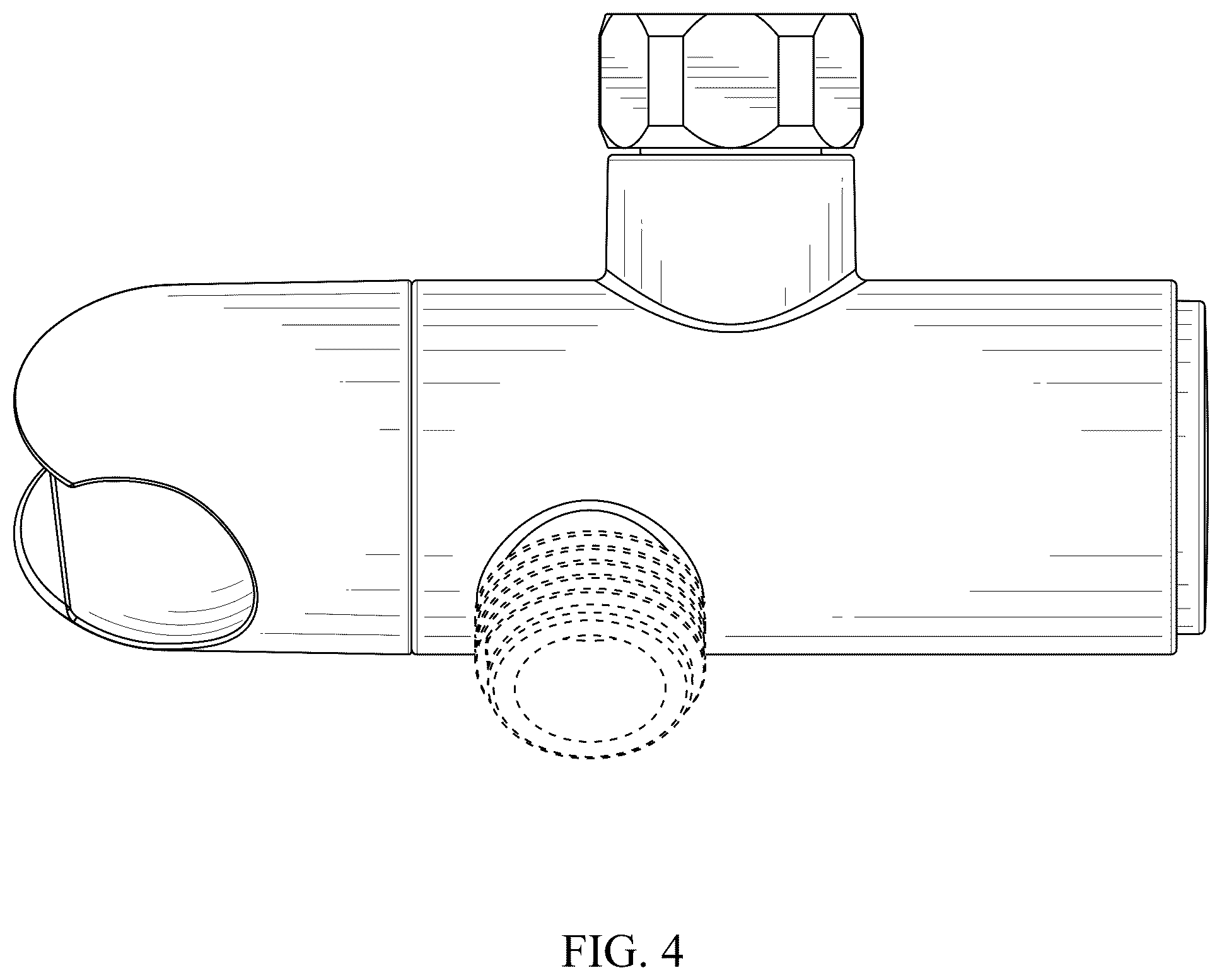 Patent USD1076018 Figure 4 – Push-button water outlet valve