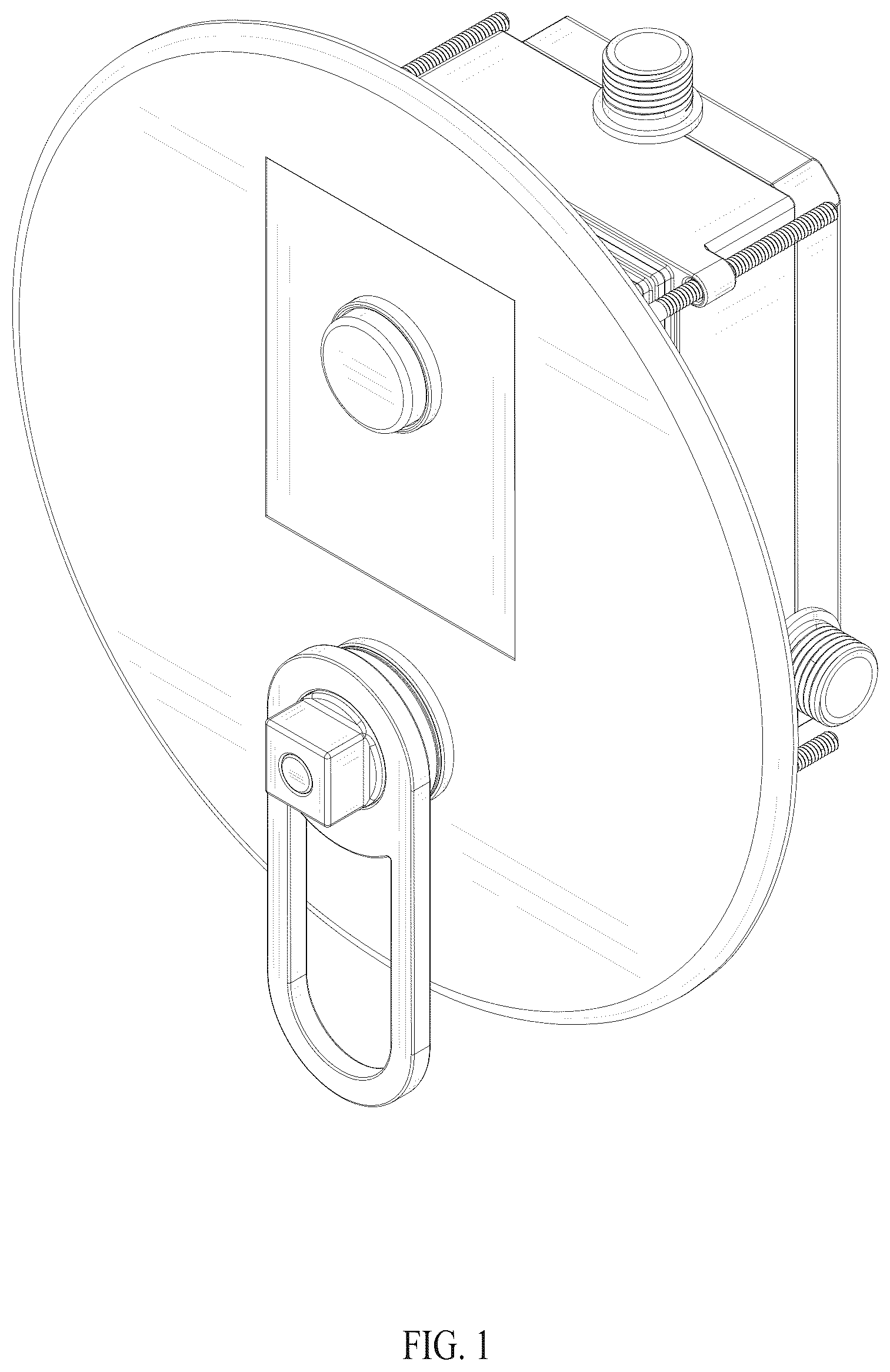 Patent USD1076019 — Wall-mounted faucet — Figure 1