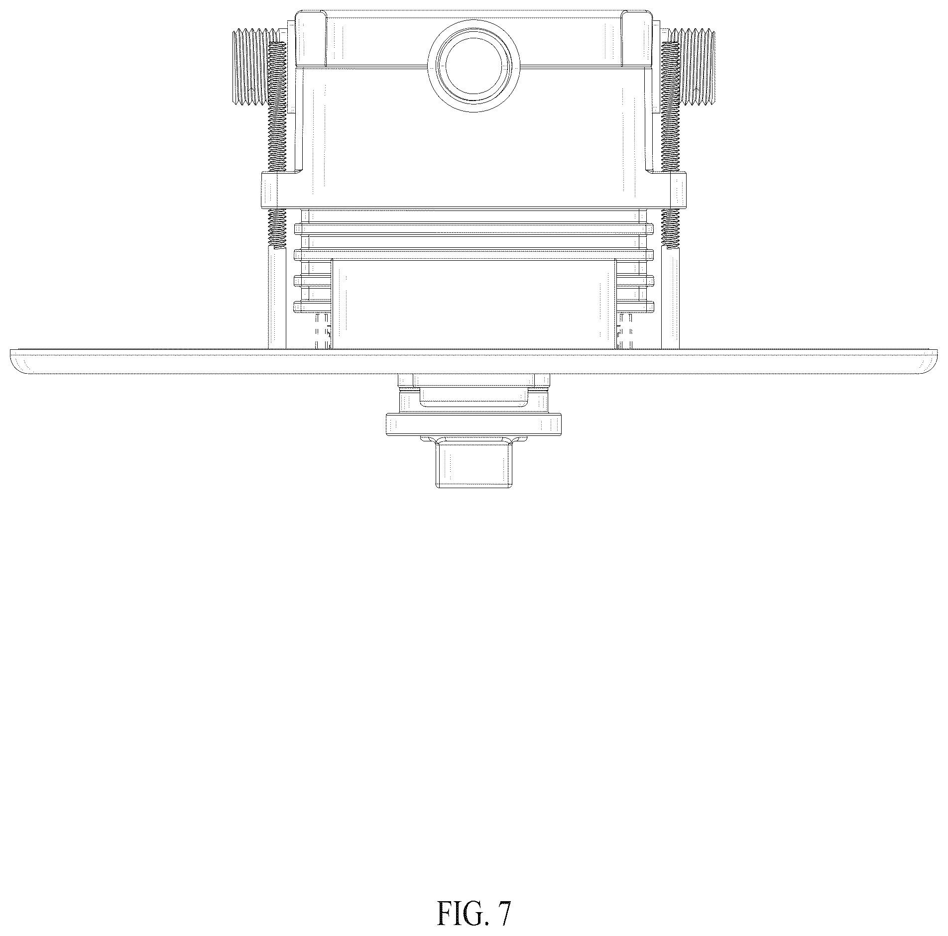 Patent USD1076019 Figure 7 – Wall-mounted faucet