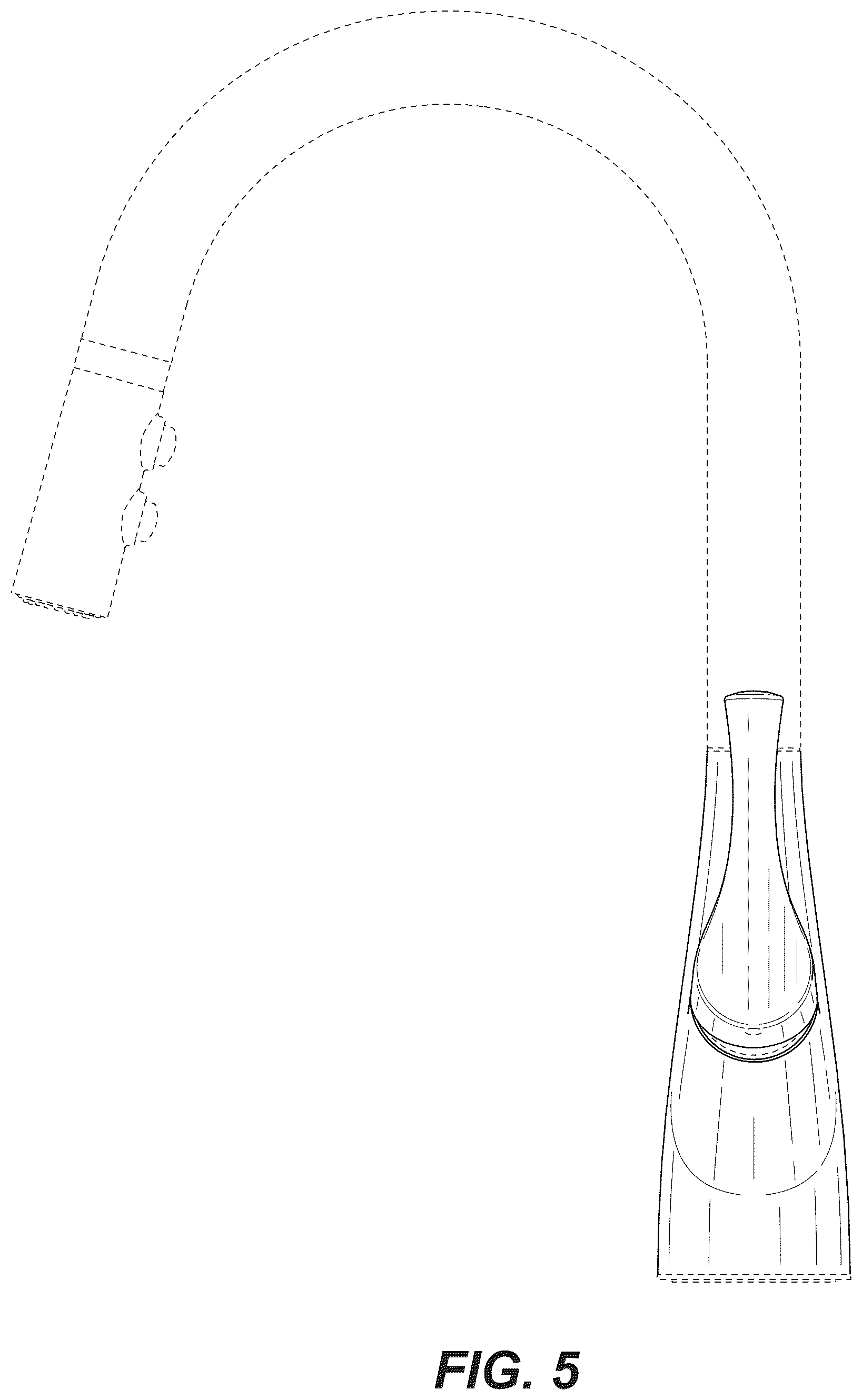 Patent USD1076020 Figure 5 – Faucet