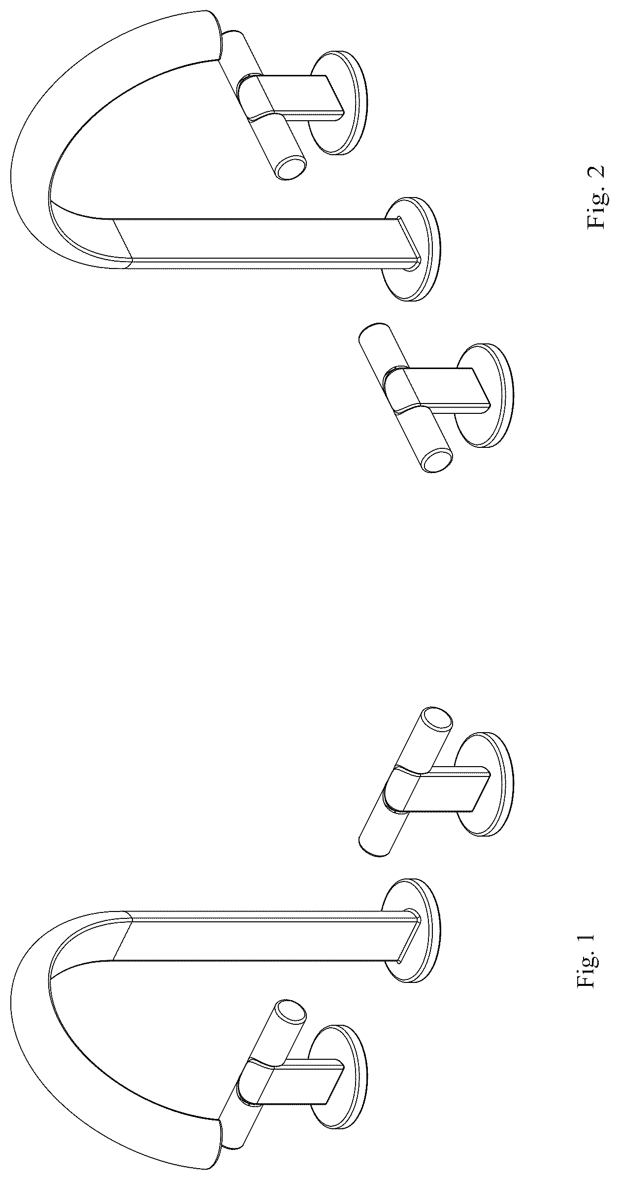 Patent USD1076022 — Faucet — Figure 1