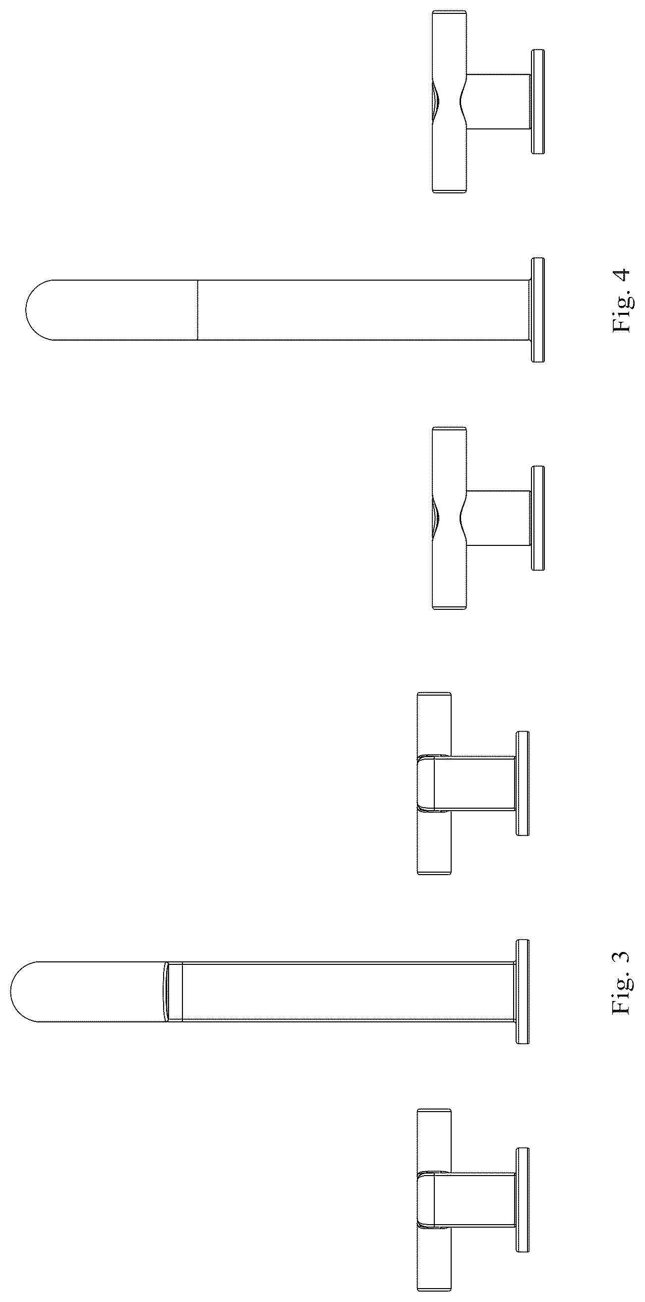 Patent USD1076022 Figure 2 – Faucet