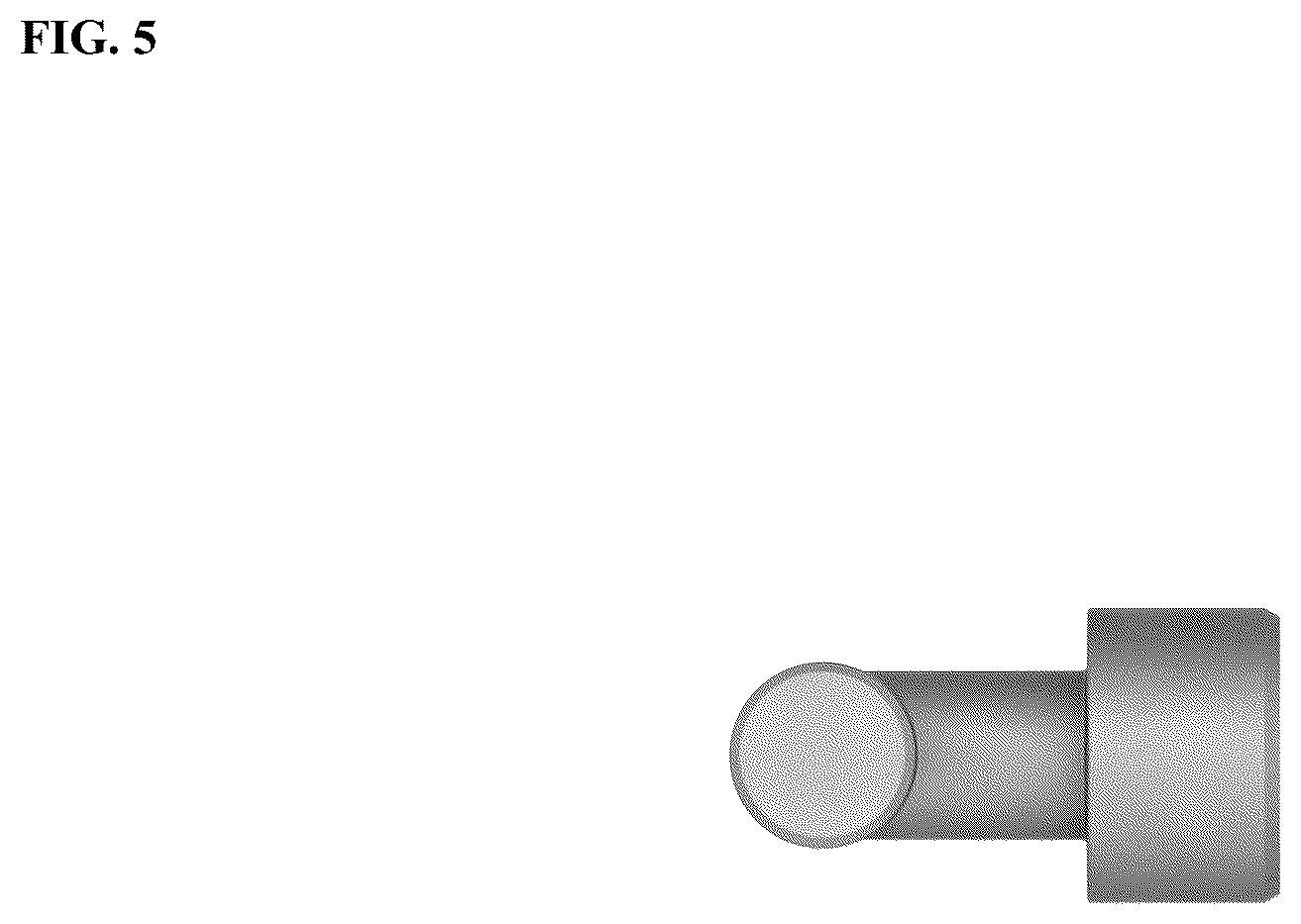 Patent USD1076024 Figure 5 – Faucet lever