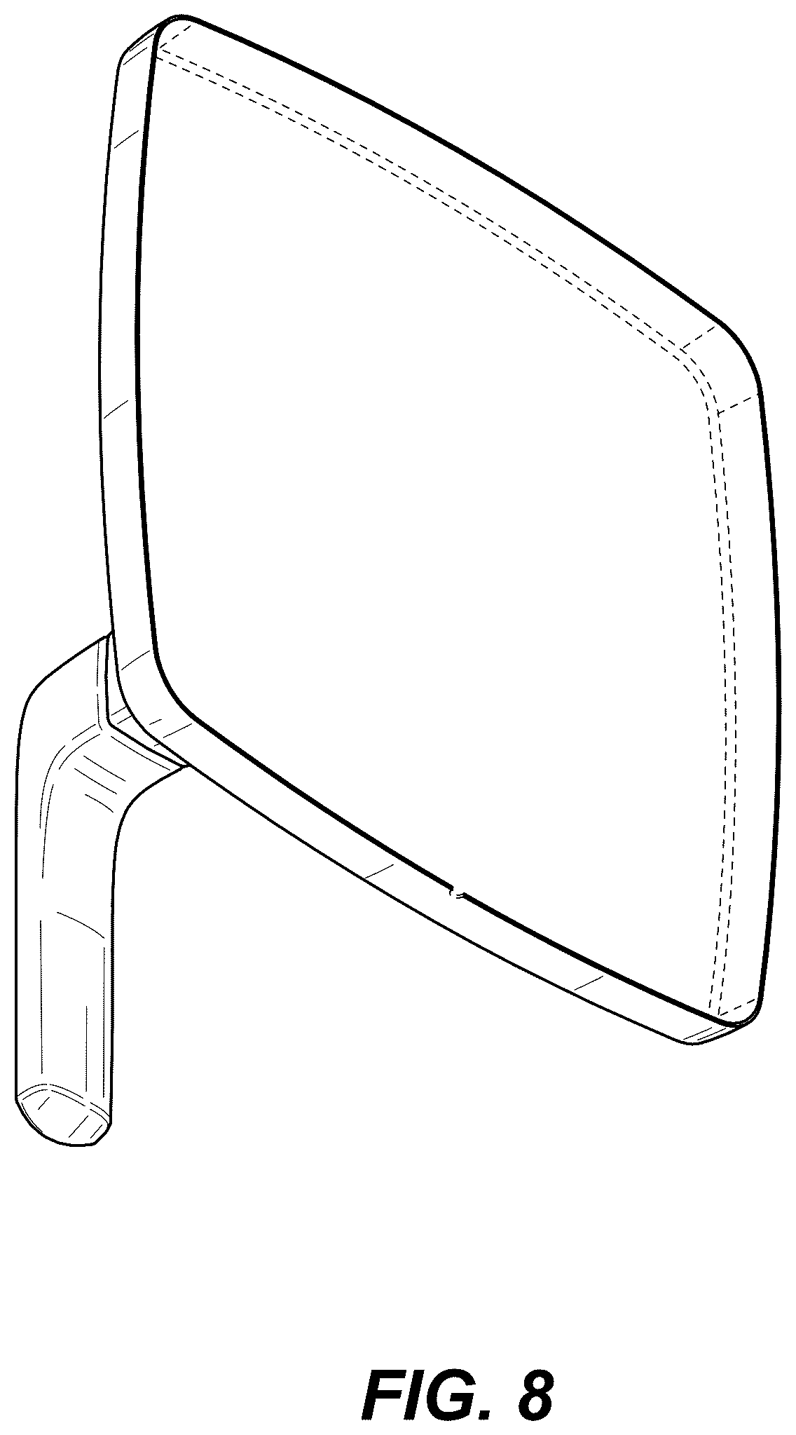 Patent USD1076025 Figure 8 – Shower lever
