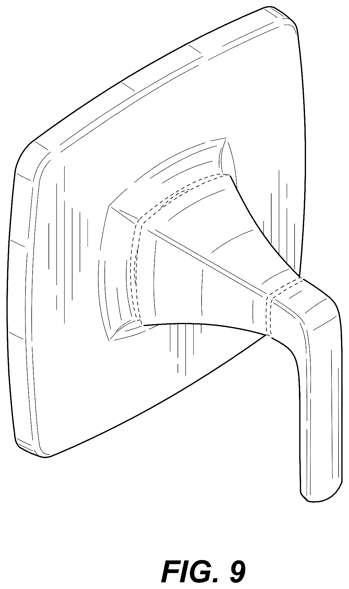 Patent USD1076025 Figure 9 – Shower lever