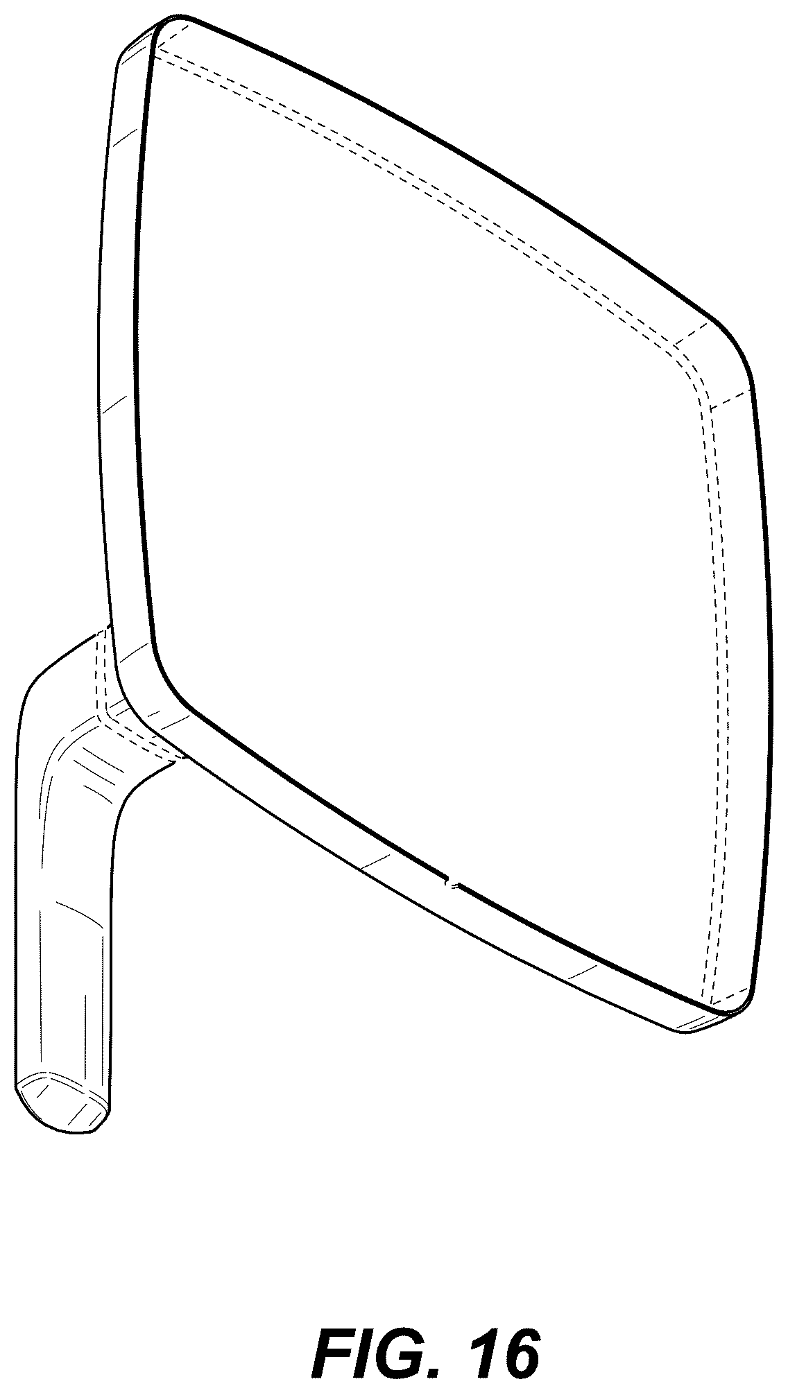 Patent USD1076025 Figure 16 – Shower lever