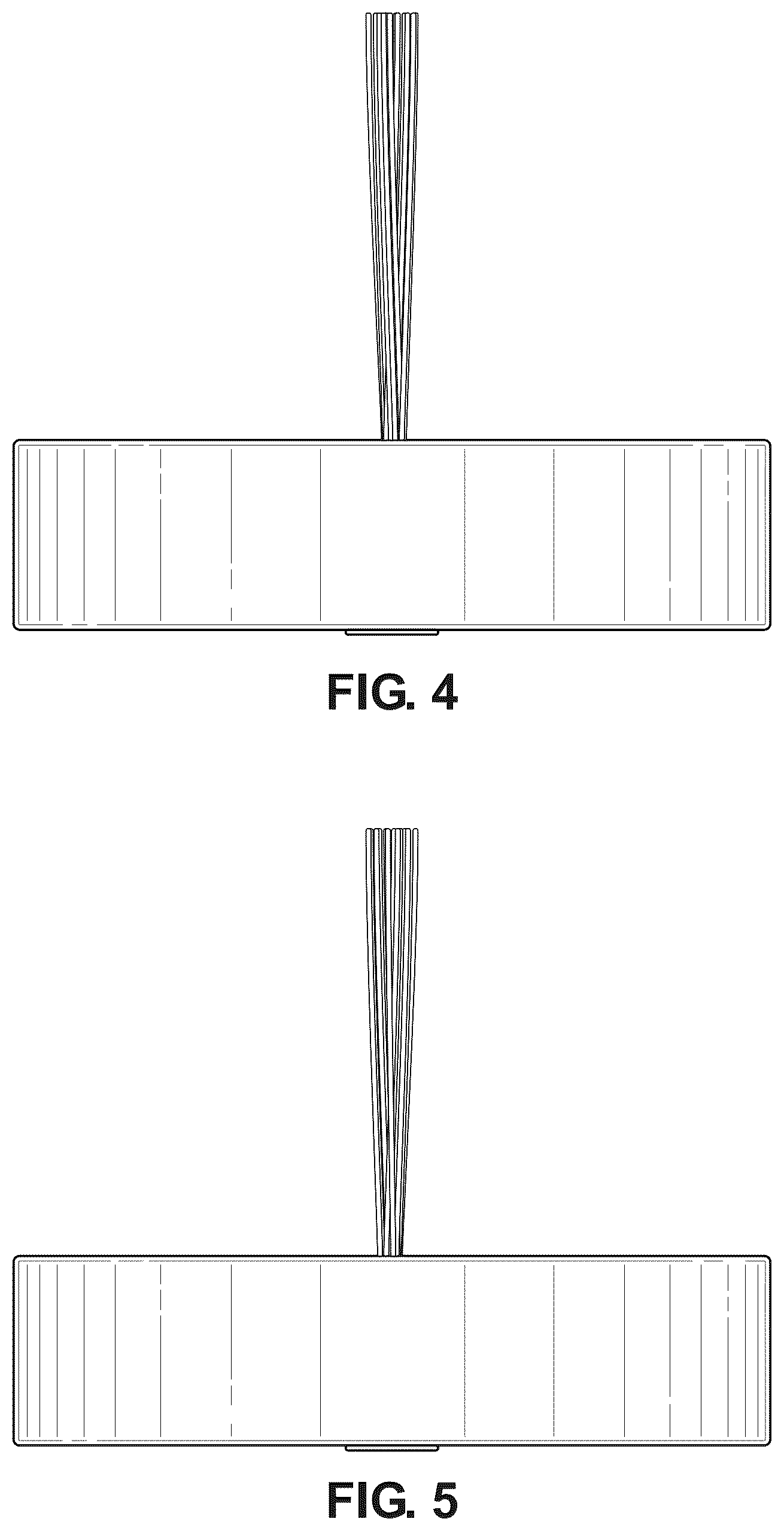 Patent USD1076026 Figure 3 – Marker for a pipe or a conduit