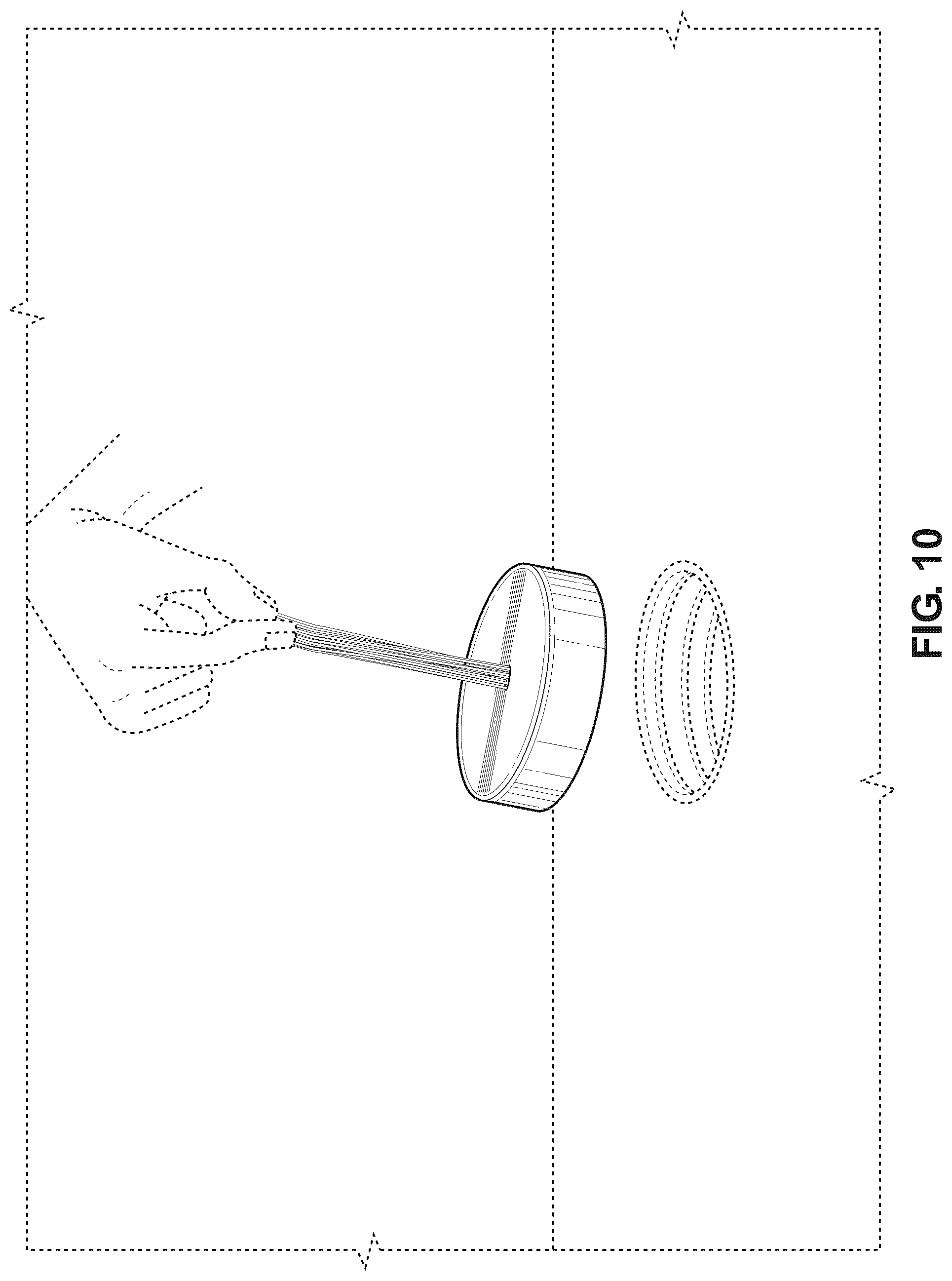 Patent USD1076026 Figure 7 – Marker for a pipe or a conduit